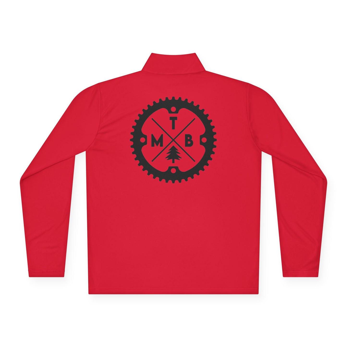 Mountain Biking Unisex Quarter-Zip Pullover - MTB Adventure Gear with Unique Graphic Design, Trails, Streets, Cycling, Biking