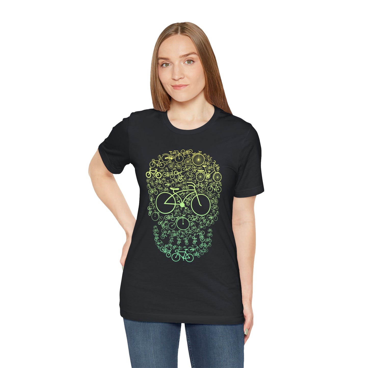 Mountain Biking Cycling In Your Head ??- Unisex Short Sleeve Jersey Shirt for Cycling Mountain Biking Enthusiasts Top Tee T-Shirt