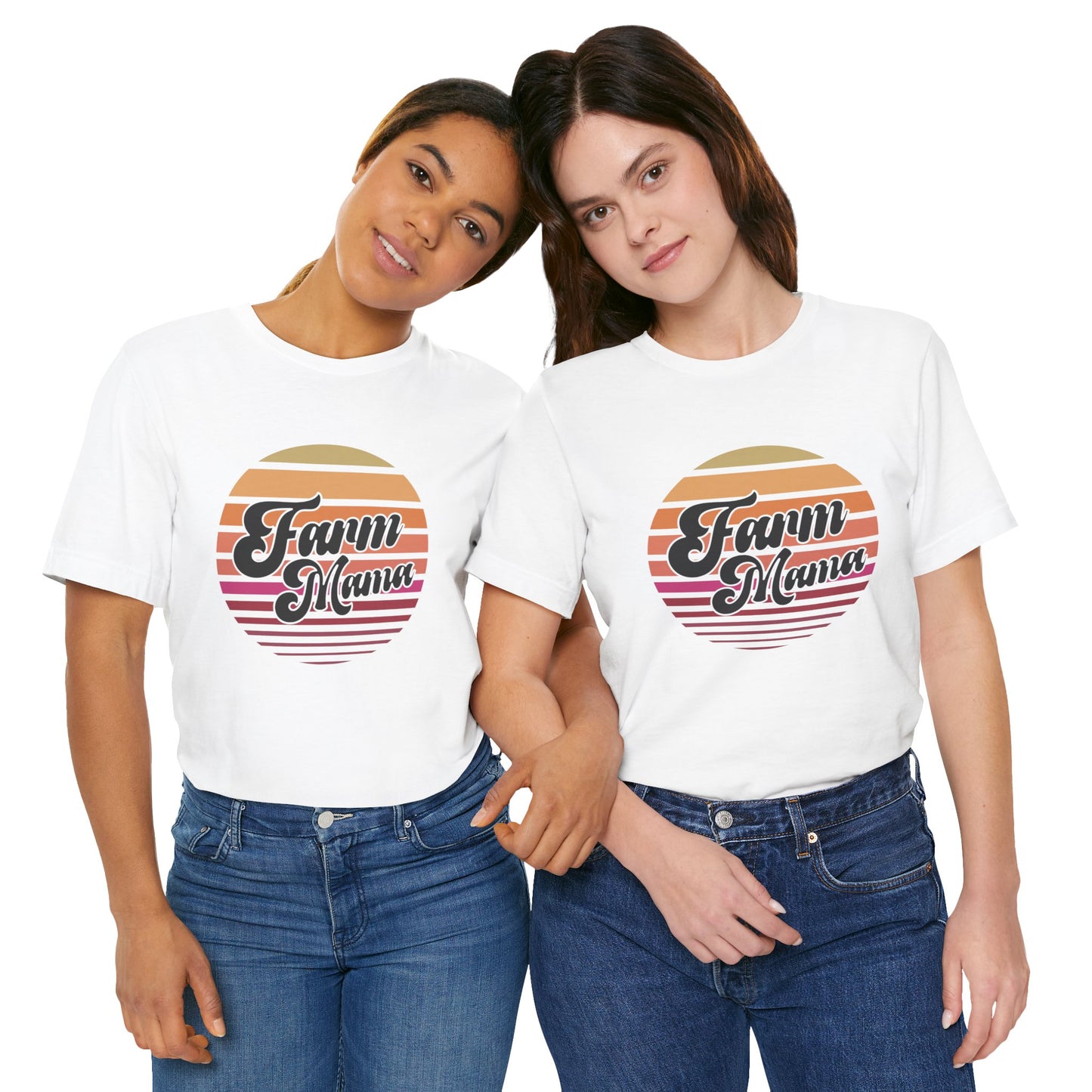 The Farm Mama Vintage Tee - Unisex Jersey Short Sleeve for Proud Moms Mothers Day Gift