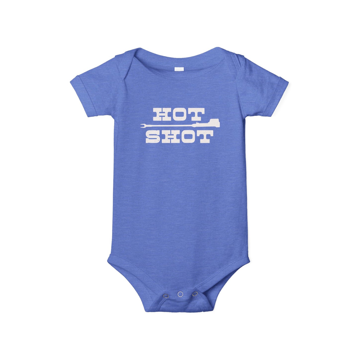 Cute 'Hot Shot' Infant Jersey One Piece for Baby Boys or Girls, Onesie Farmer Cattle Rancher Western Unisex Multiple Colors to Choose From