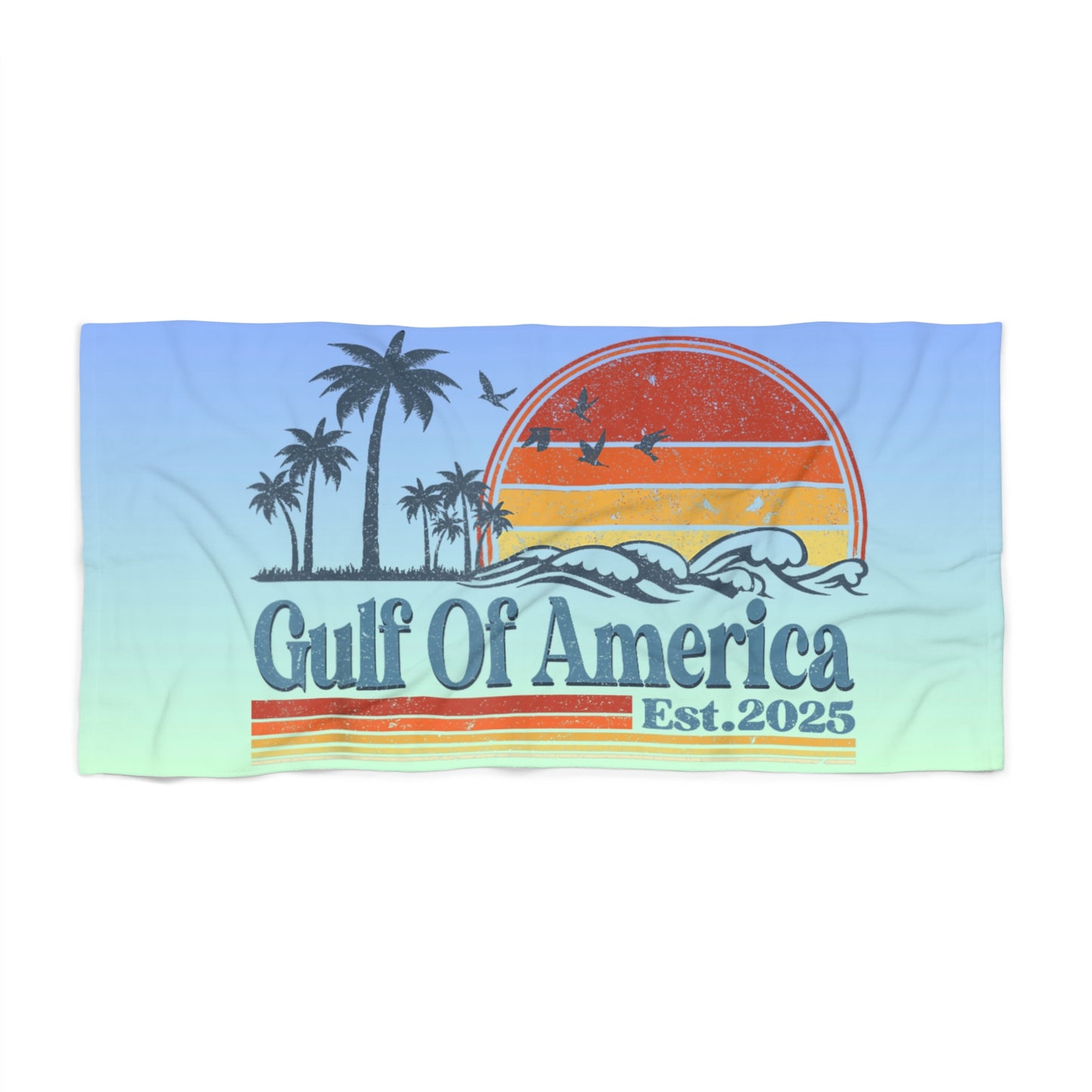 Beach Towel - Gulf of America Pool Beach Creek River Lake Design
