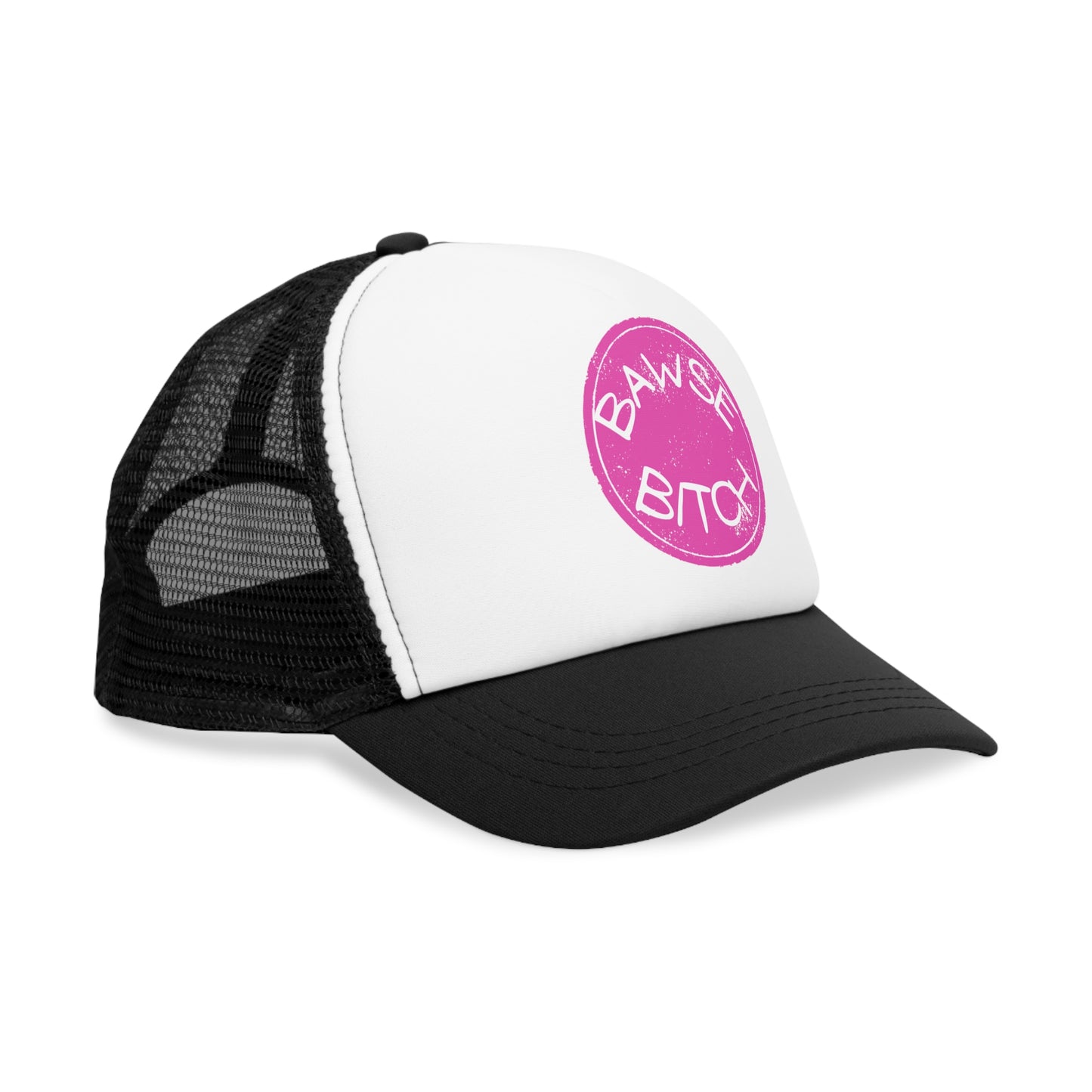 Bawse Bitch Mesh Cap - Trendy Snapback Hat for Confident Women