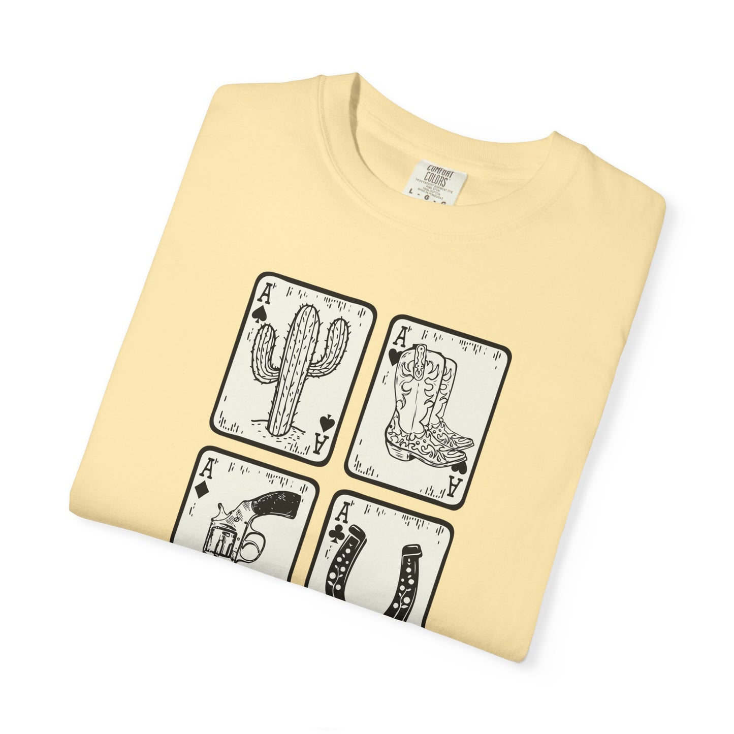 Know When to Hold / Cactus Graphic Unisex T-Shirt - Retro Desert Western Vibes Rodeo Honky Tonk