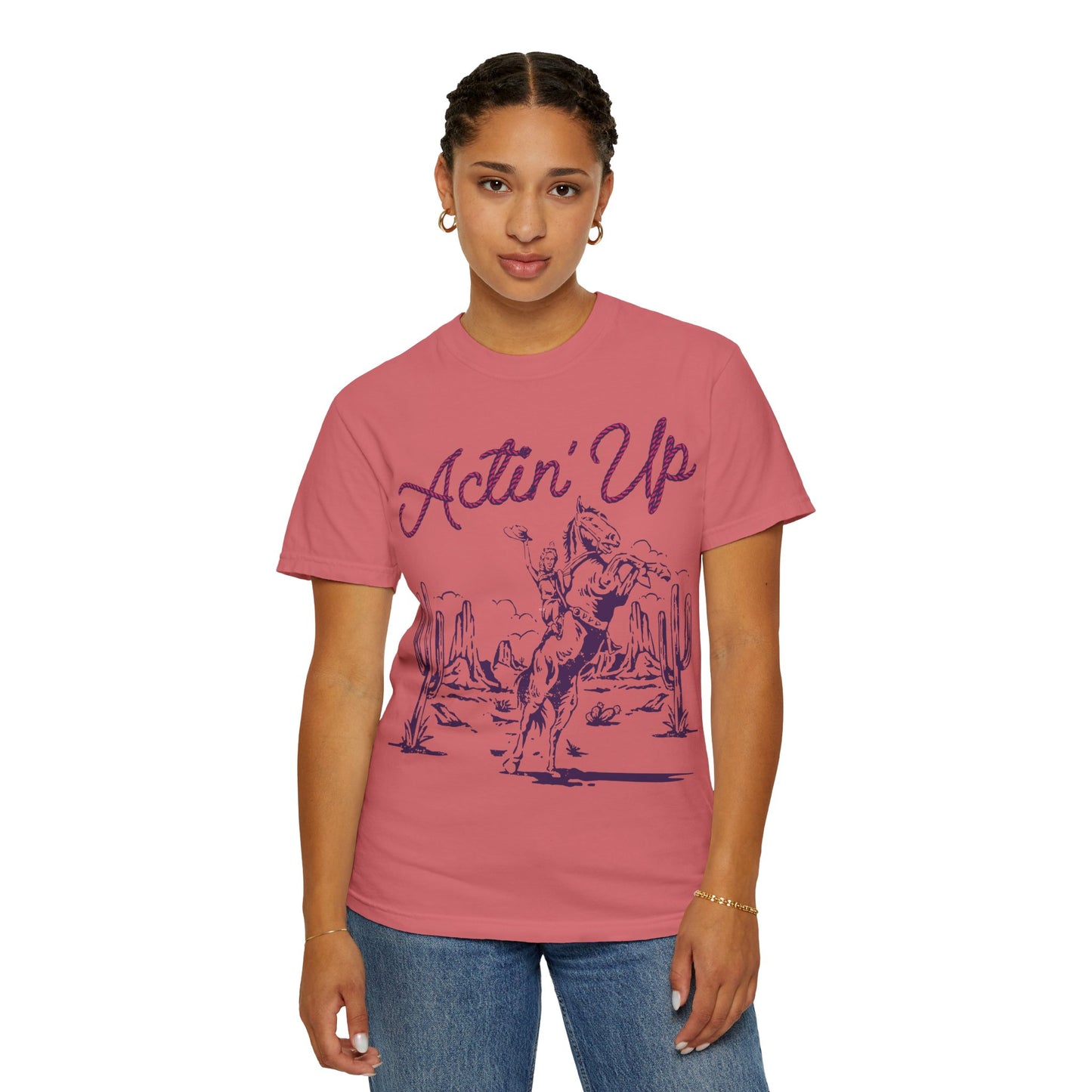 Spunky Acting Up Cowgirl T-shirt