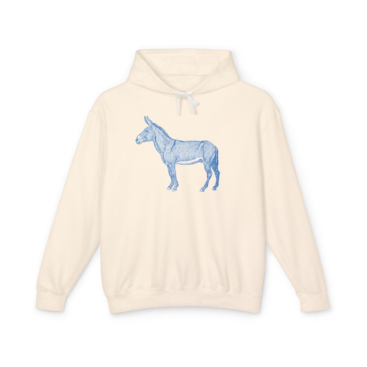 Mule Skinner Lightweight Hoodie - Perfect for those who love Mules , Donkeys, Horses, and Western Minimalist look