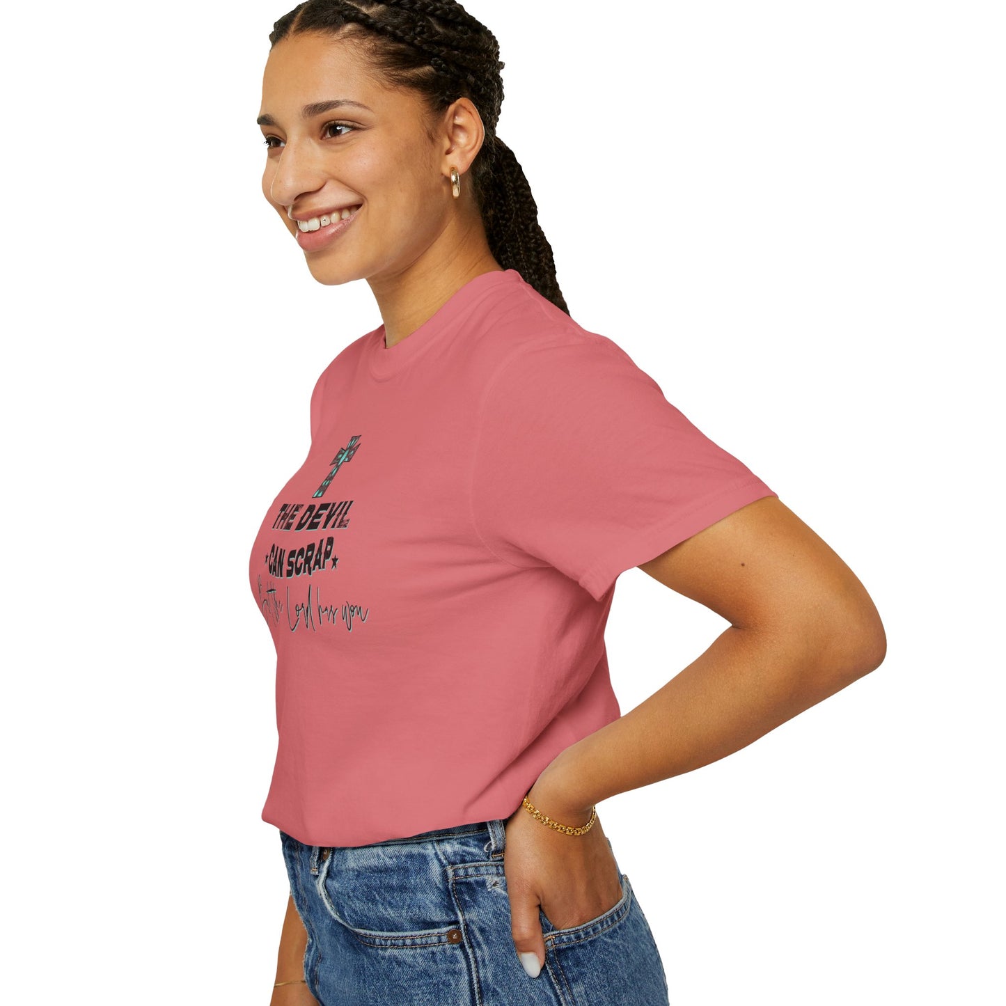 Turquoise Cross Unisex T-shirt - The Lord has Won