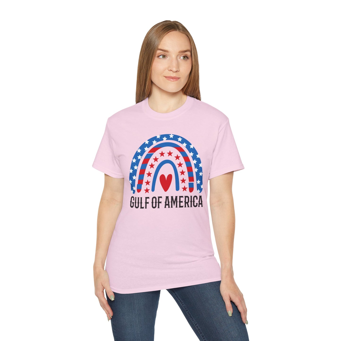 NEW Patriotic Gulf of America Graphic Tee, Gulf of America Tshirt, Gulf of America est 2025, Fun T-shirt, Patriotic Top,