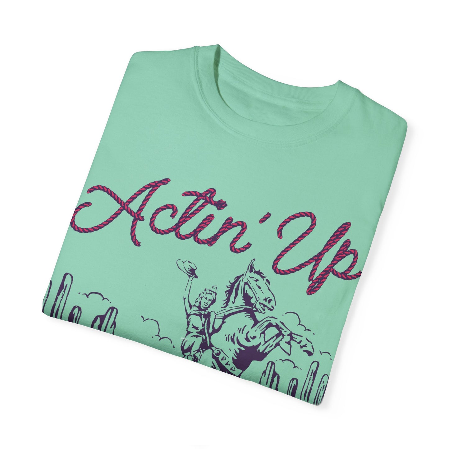 Spunky Acting Up Cowgirl T-shirt