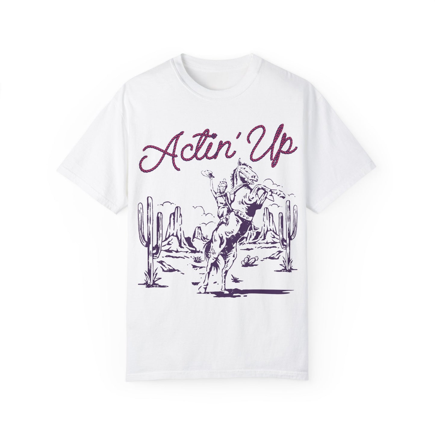 Spunky Acting Up Cowgirl T-shirt