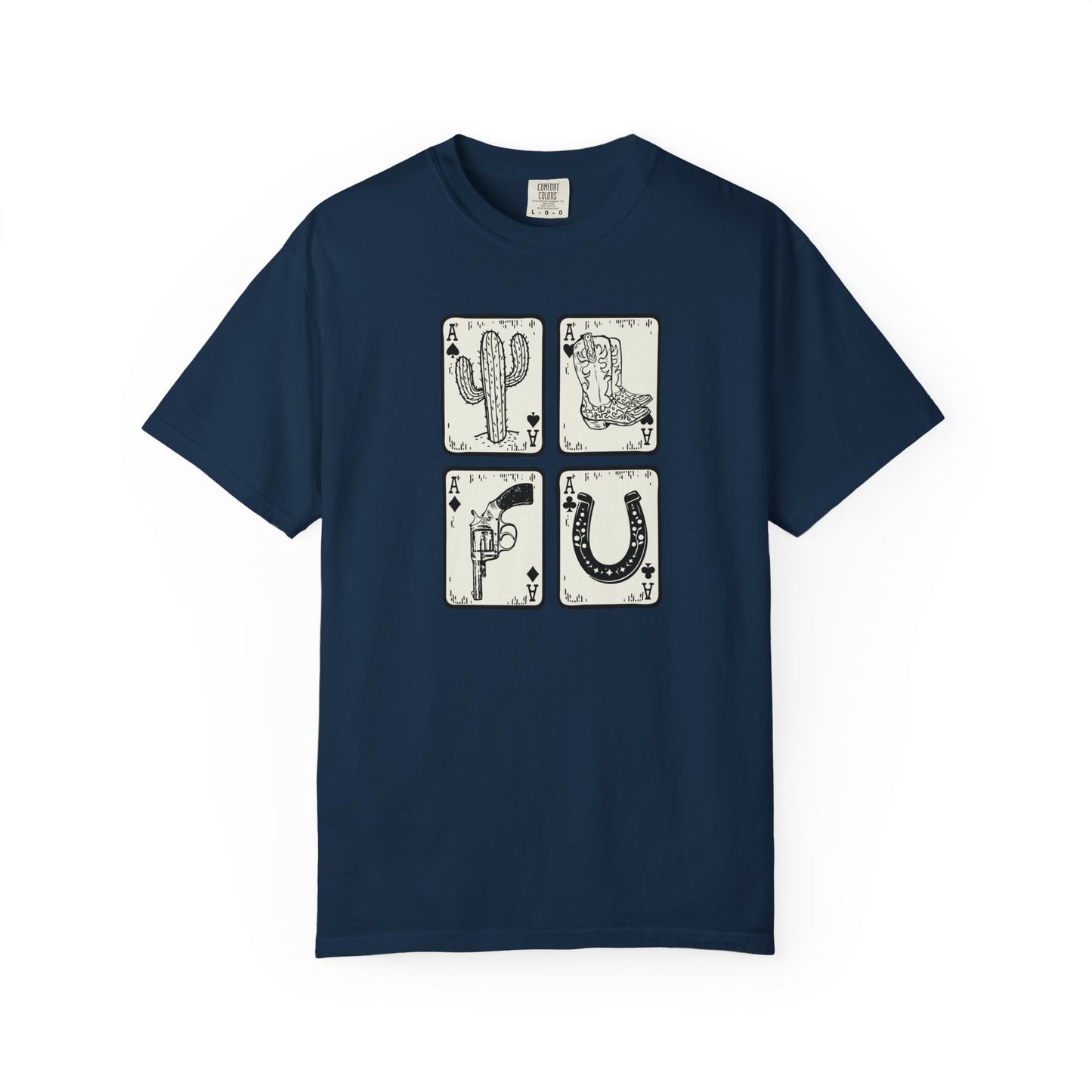 Know When to Hold / Cactus Graphic Unisex T-Shirt - Retro Desert Western Vibes Rodeo Honky Tonk