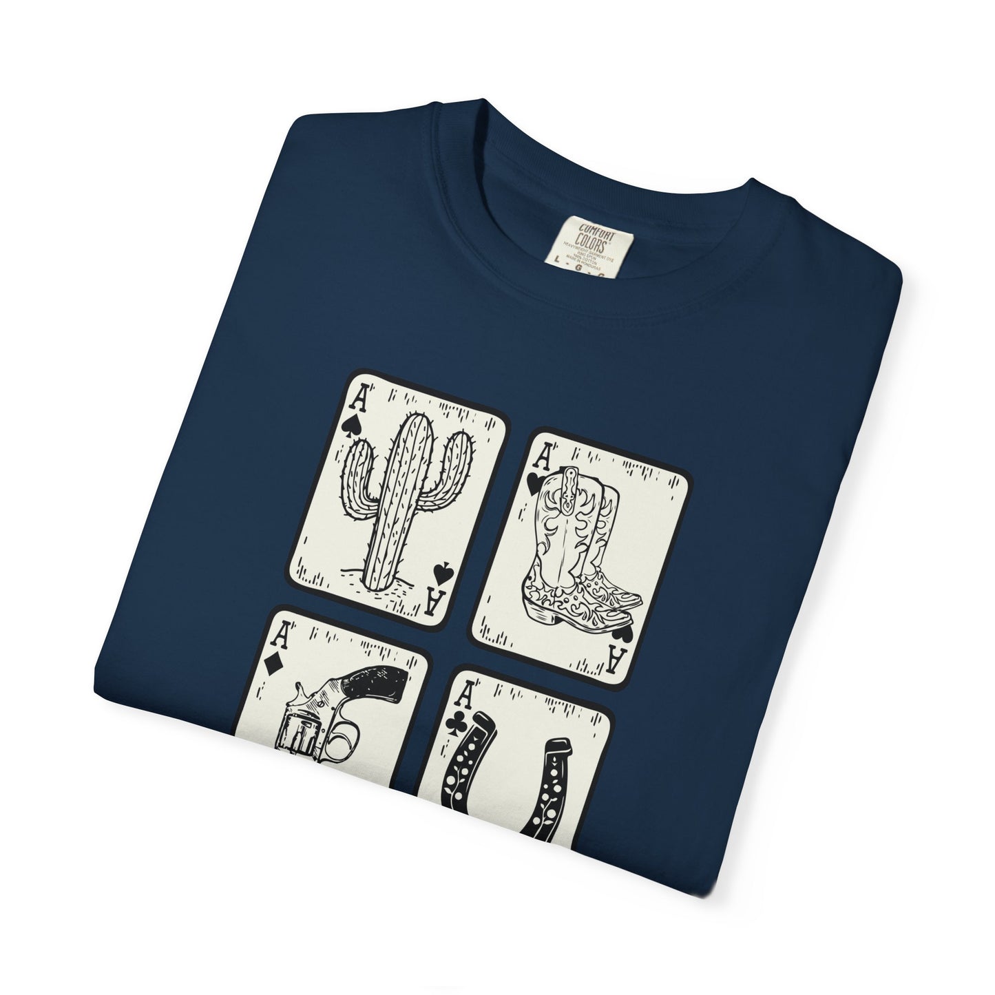 Know When to Hold / Cactus Graphic Unisex T-Shirt - Retro Desert Western Vibes Rodeo Honky Tonk
