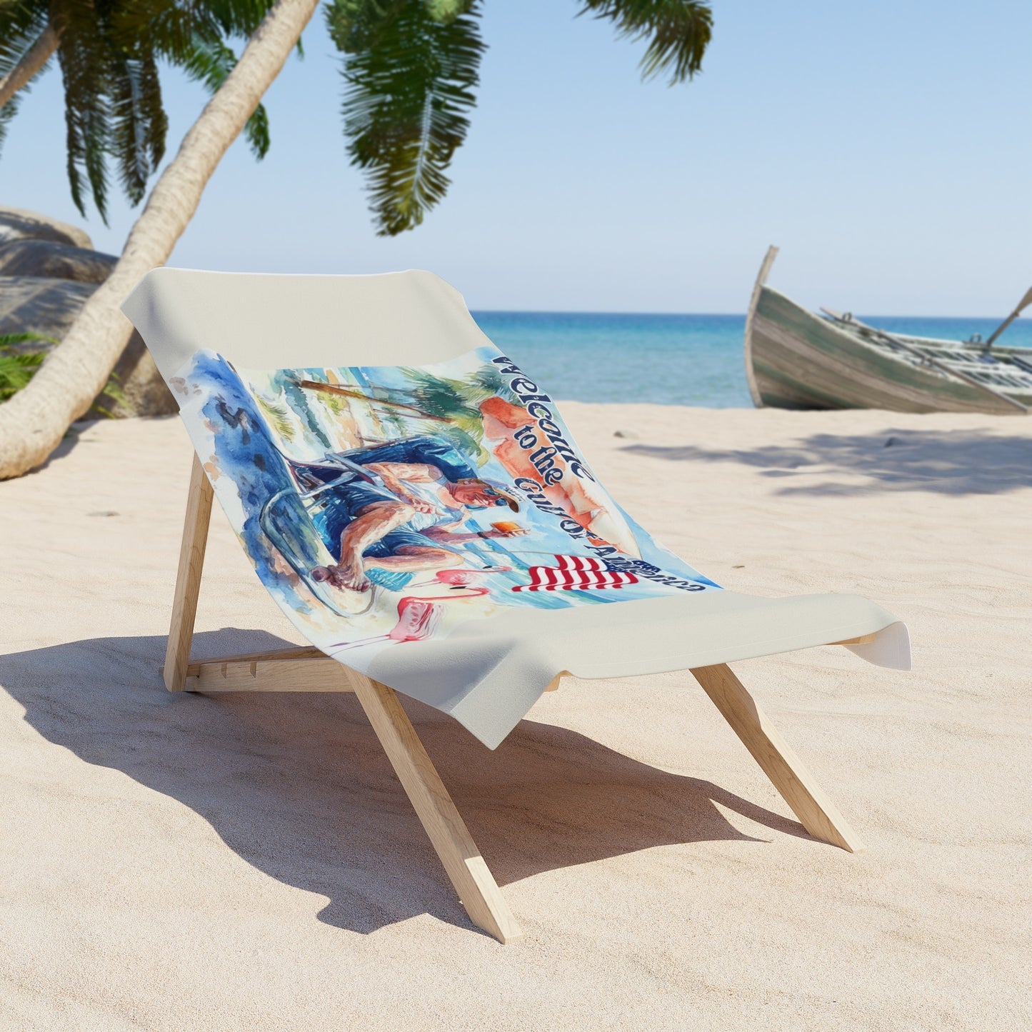 New Design Gulf of America Beach Towel Trump On The Beach Make America Great Drinks On The Beach Just Chillin on the Beach