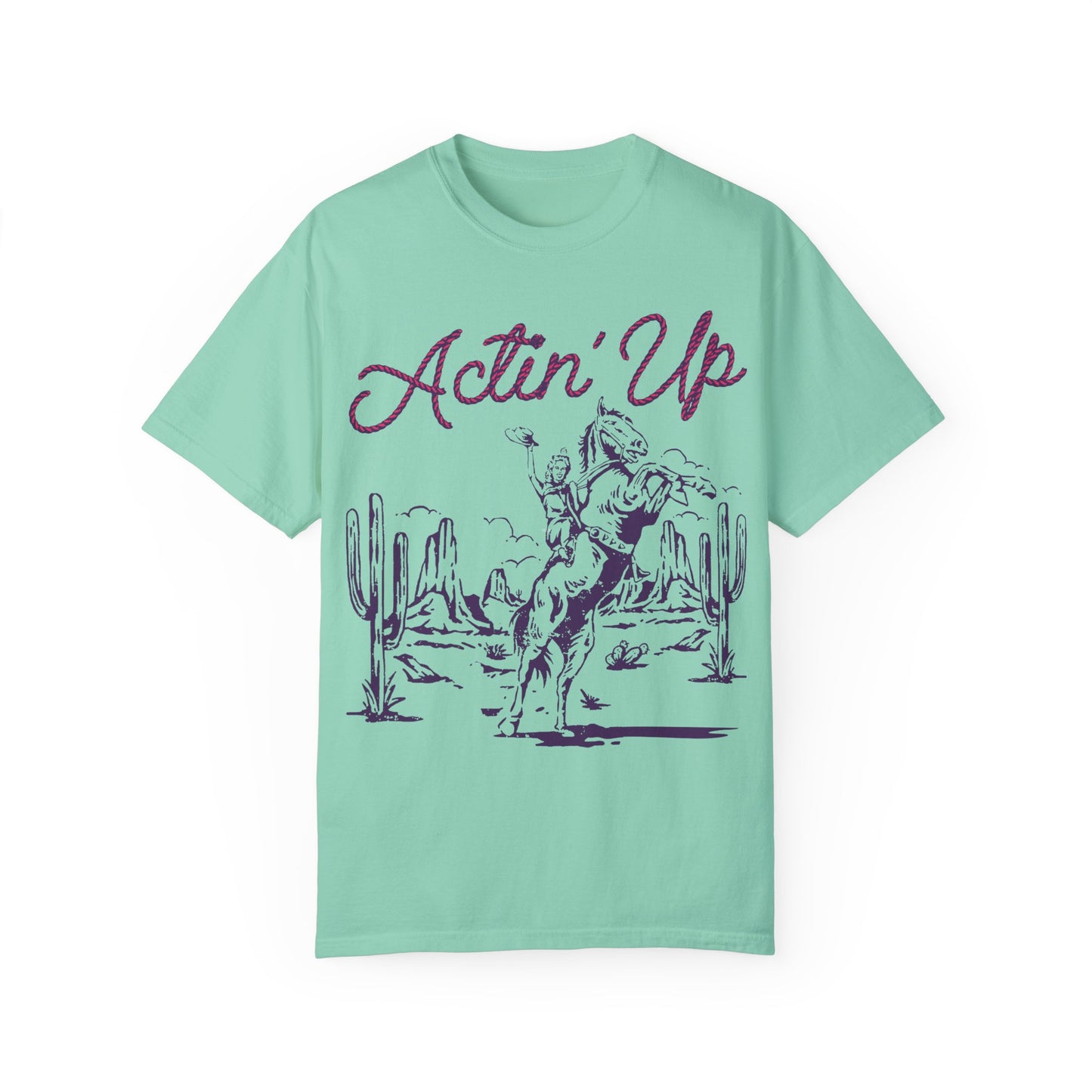 Spunky Acting Up Cowgirl T-shirt