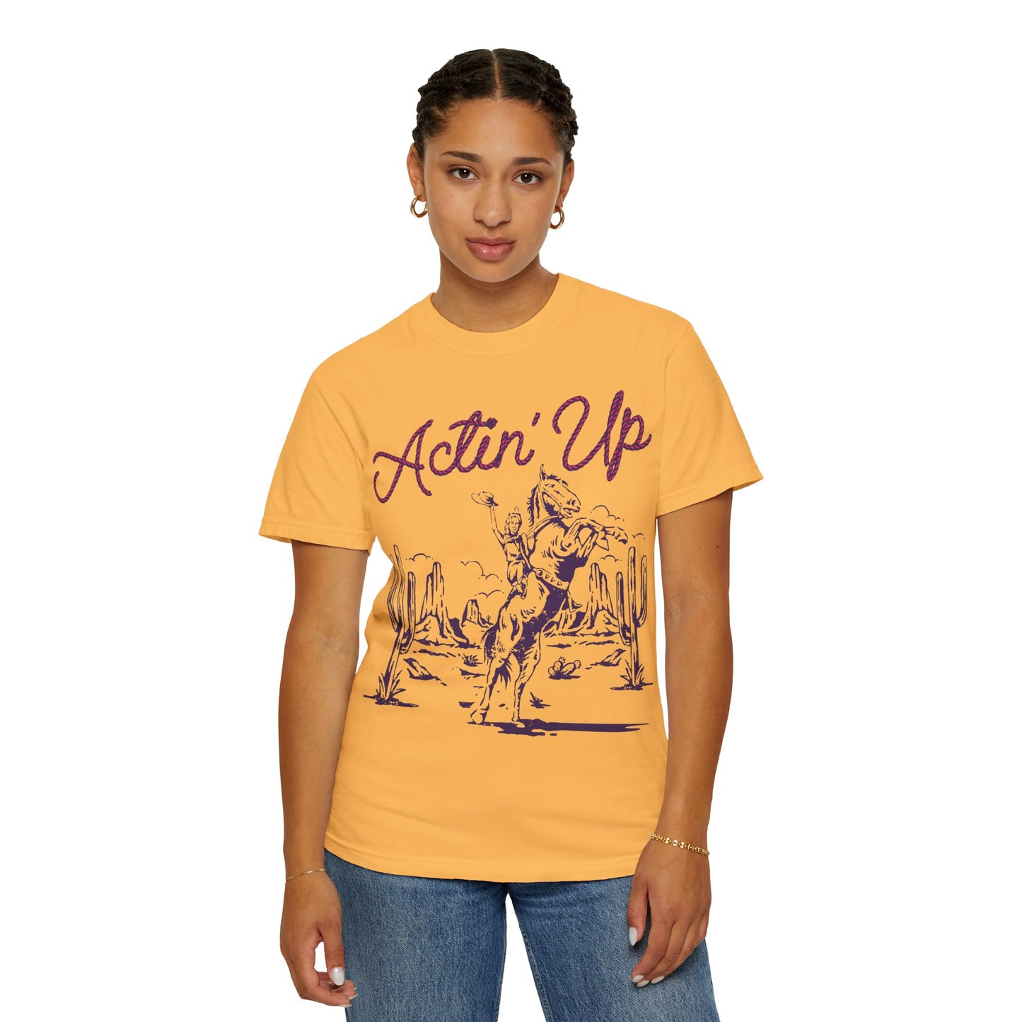 Spunky Acting Up Cowgirl T-shirt
