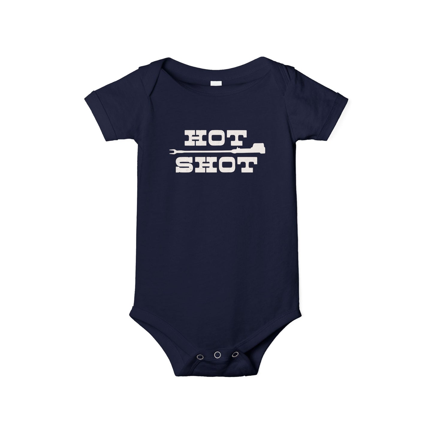 Cute 'Hot Shot' Infant Jersey One Piece for Baby Boys or Girls, Onesie Farmer Cattle Rancher Western Unisex Multiple Colors to Choose From