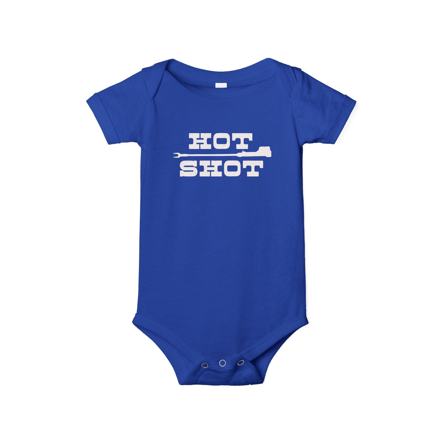 Cute 'Hot Shot' Infant Jersey One Piece for Baby Boys or Girls, Onesie Farmer Cattle Rancher Western Unisex Multiple Colors to Choose From