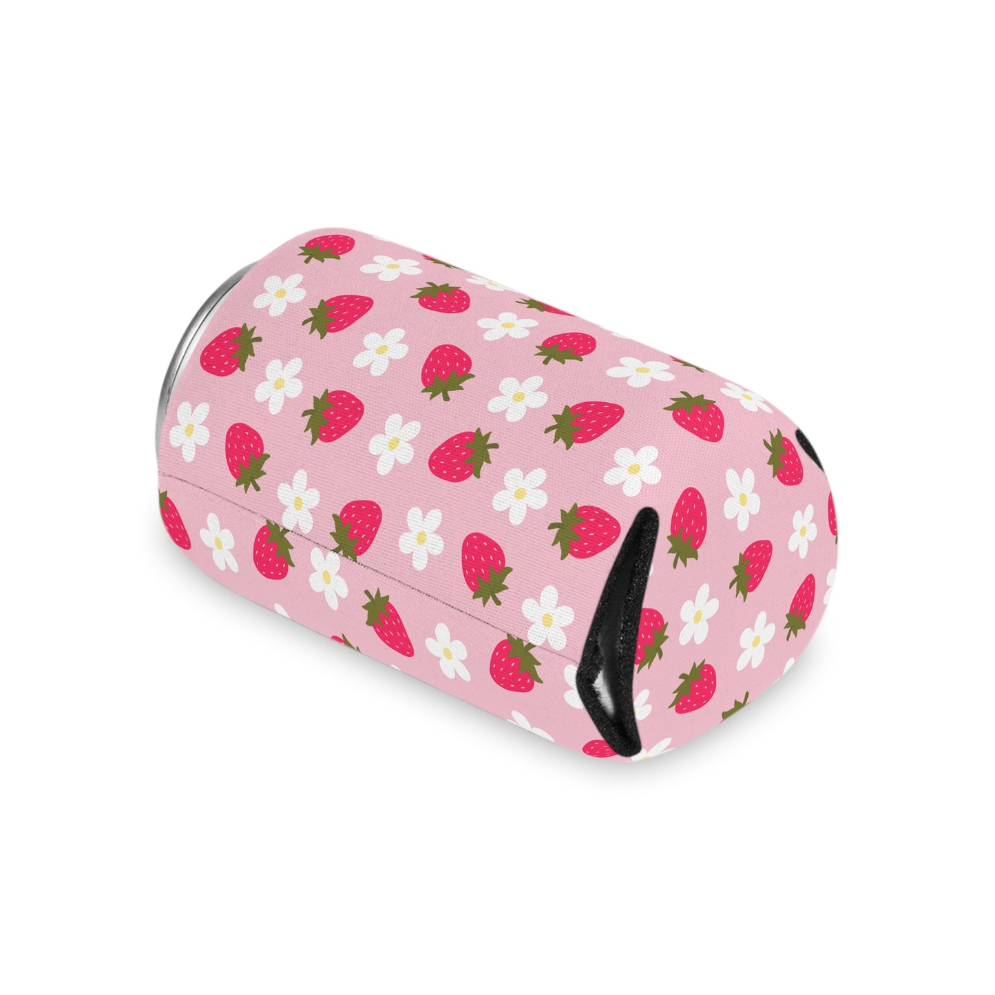 Perfect Summer Koozie Strawberry Festival Floral Can Cooler - Adorable
