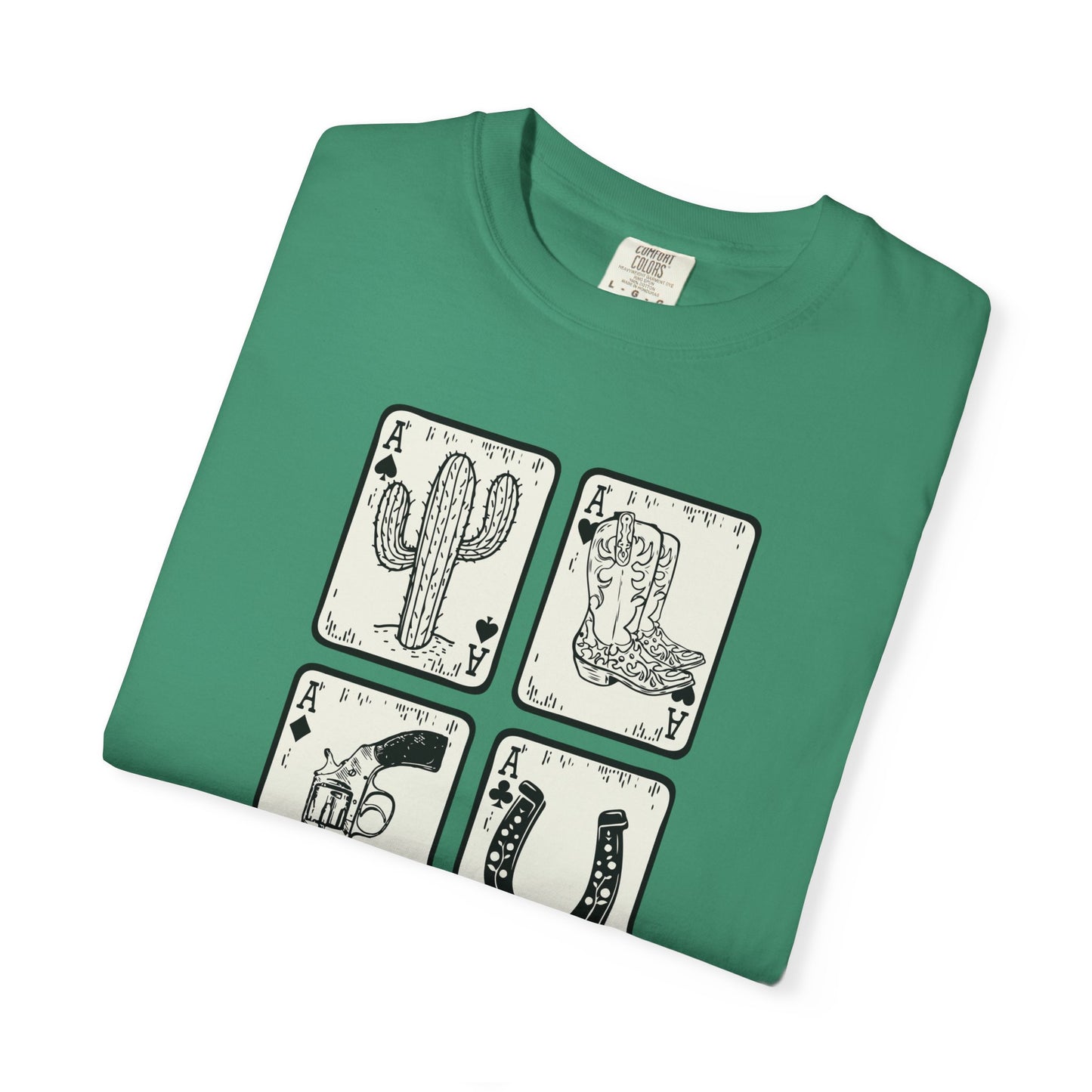 Know When to Hold / Cactus Graphic Unisex T-Shirt - Retro Desert Western Vibes Rodeo Honky Tonk