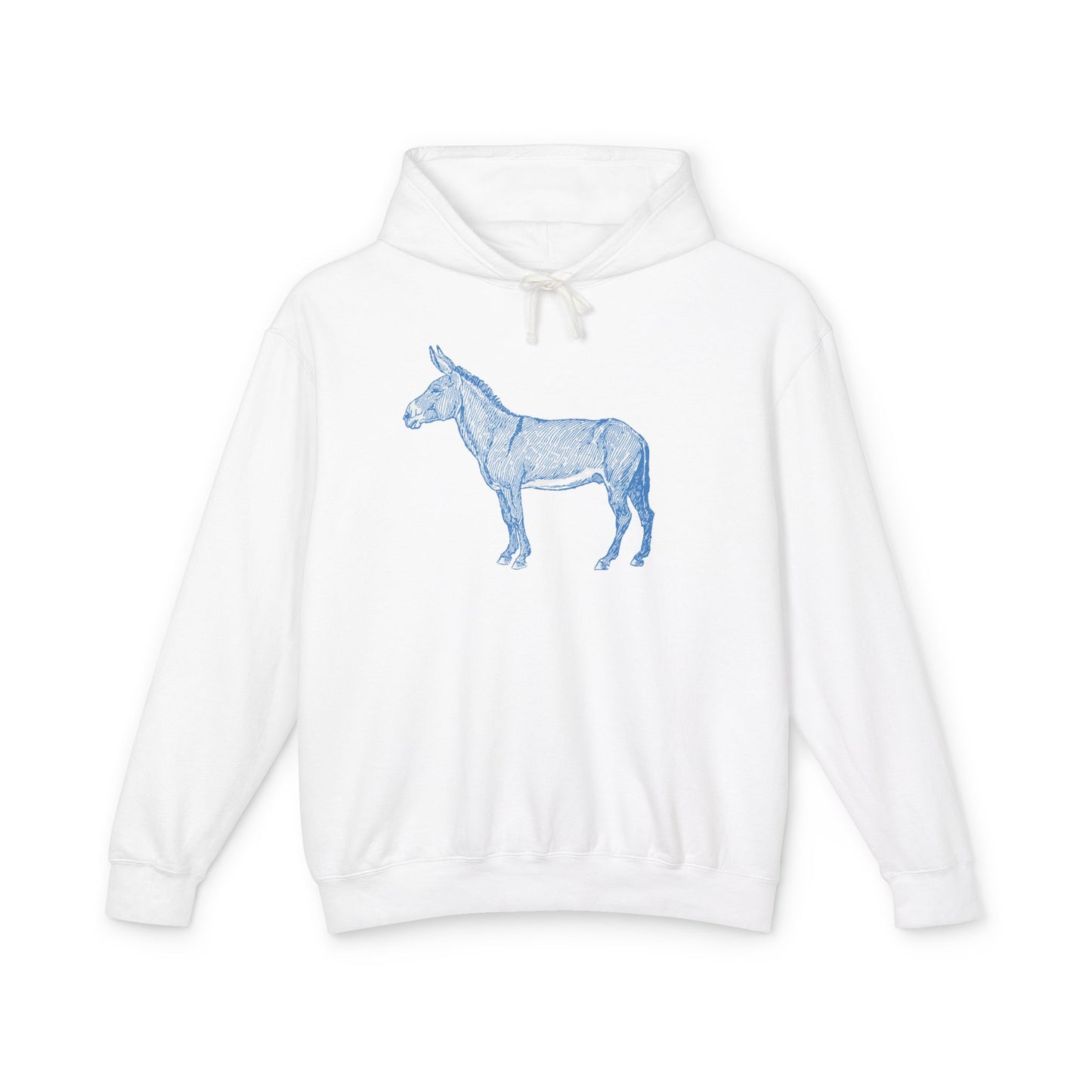 Mule Skinner Lightweight Hoodie - Perfect for those who love Mules , Donkeys, Horses, and Western Minimalist look