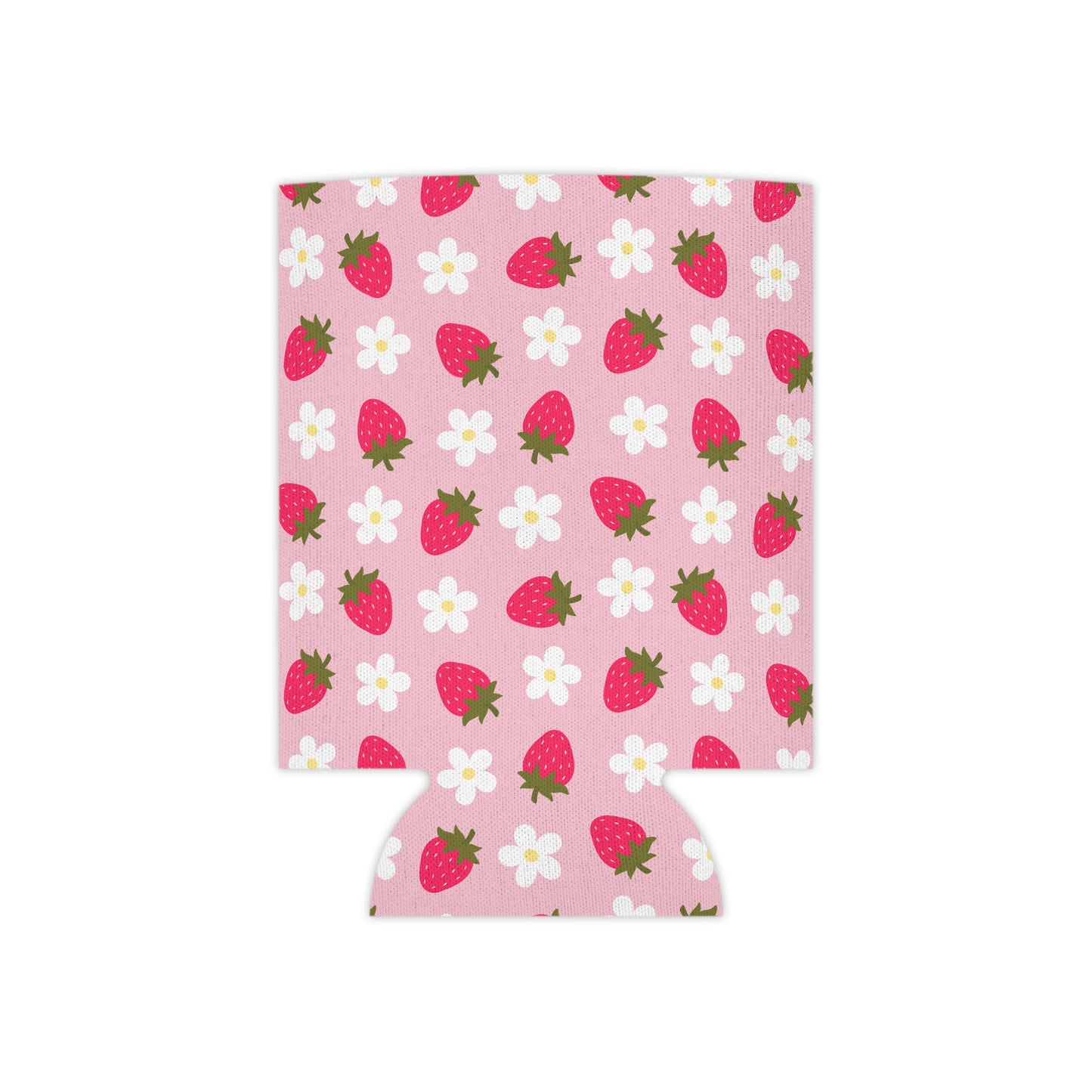 Perfect Summer Koozie Strawberry Festival Floral Can Cooler - Adorable