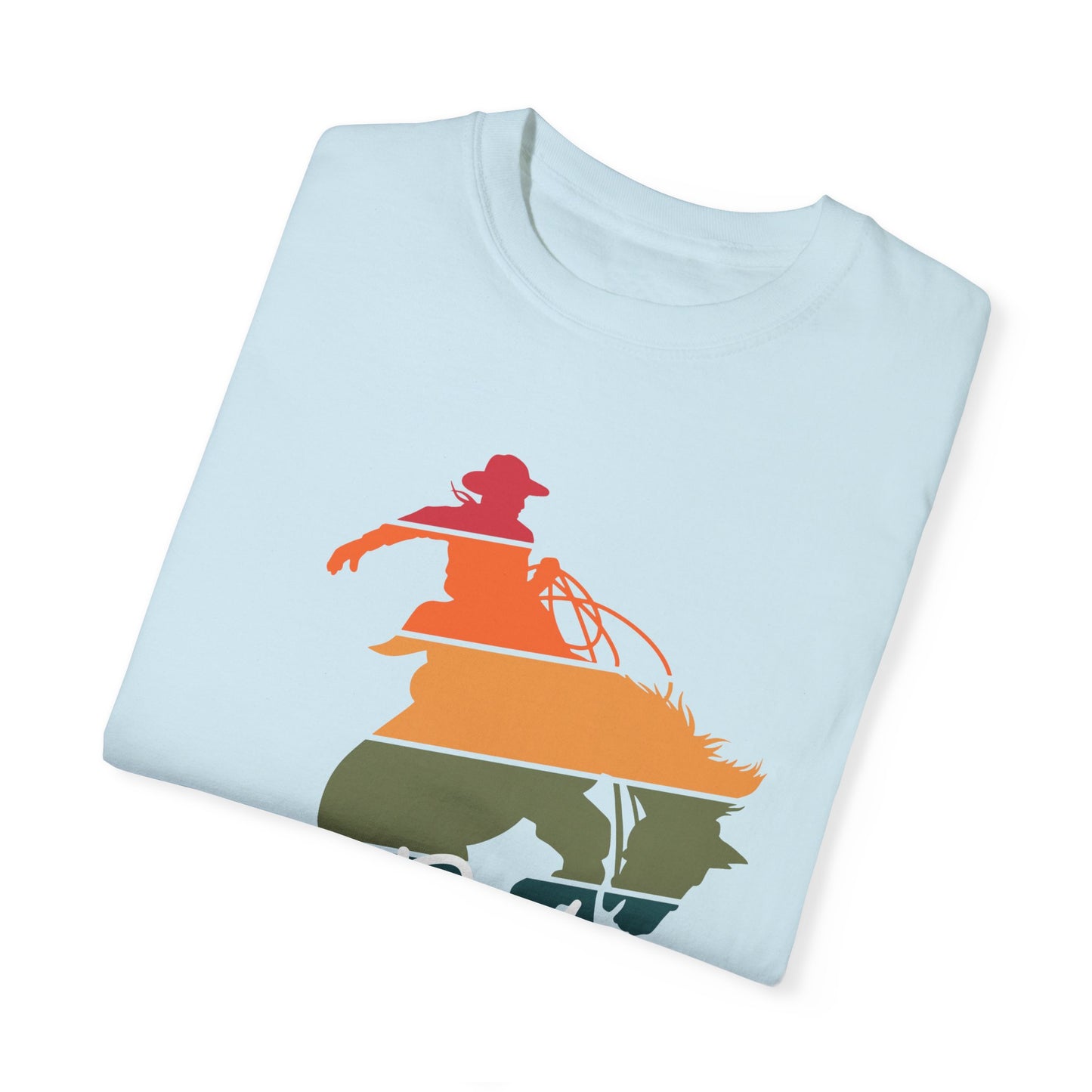 Never Stop Spurring! Rodeo Western Trendy Bronc Vibes Unisex Garment-Dyed T-Shirt -Concert, Dancing, Mothers Day,