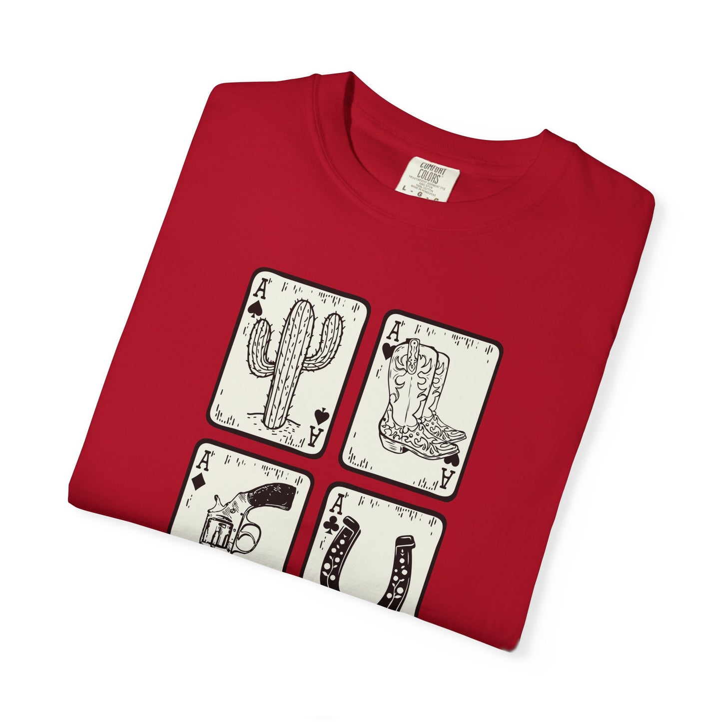 Know When to Hold / Cactus Graphic Unisex T-Shirt - Retro Desert Western Vibes Rodeo Honky Tonk