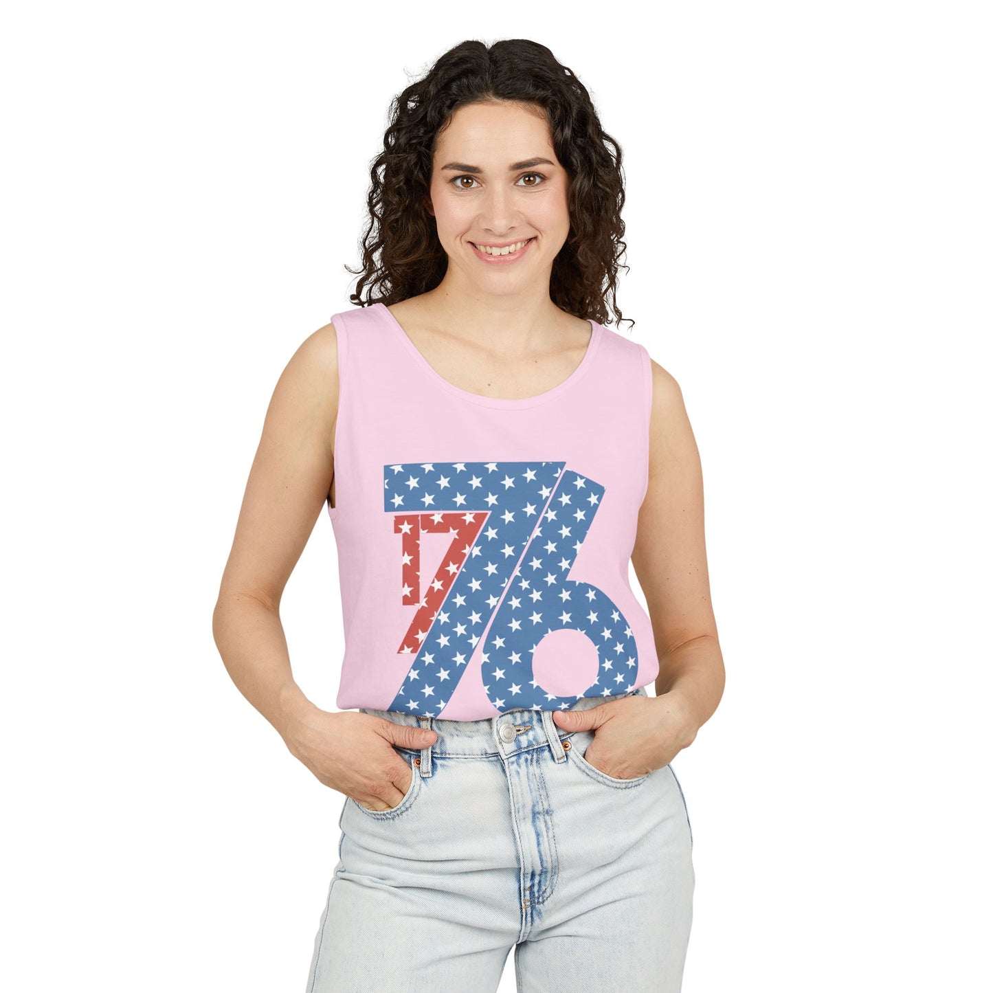 Patriotic 1776 Tank Top, Unisex Summer Shirt, Independence Day Apparel, Fourth of July Outfit, 4th of July Tank