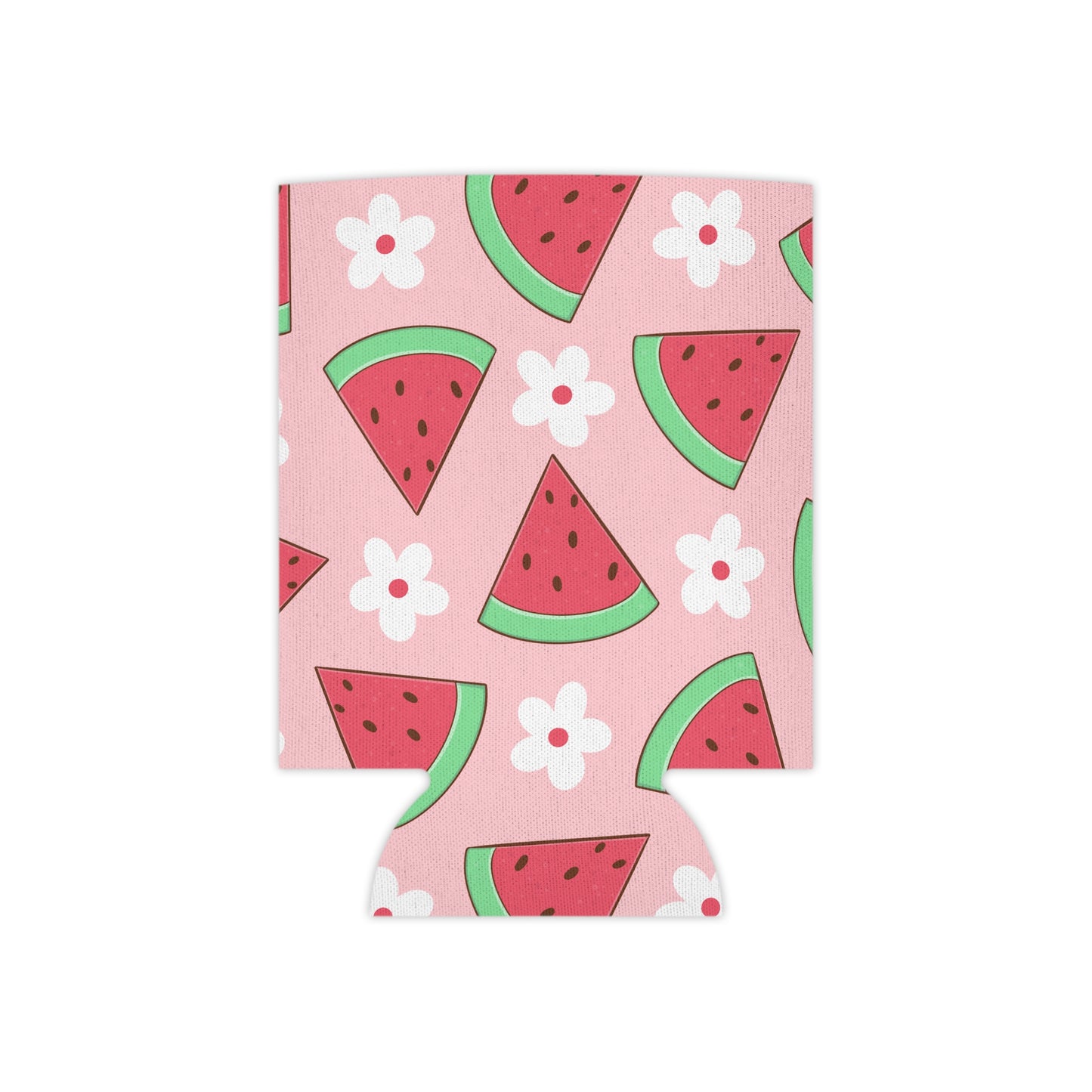 Summertime Watermelon Can Cooler - Fun Summer Drink Insulator Koozie