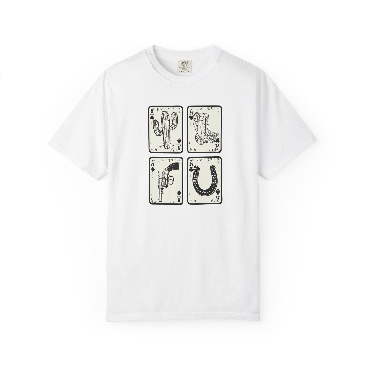 Know When to Hold / Cactus Graphic Unisex T-Shirt - Retro Desert Western Vibes Rodeo Honky Tonk