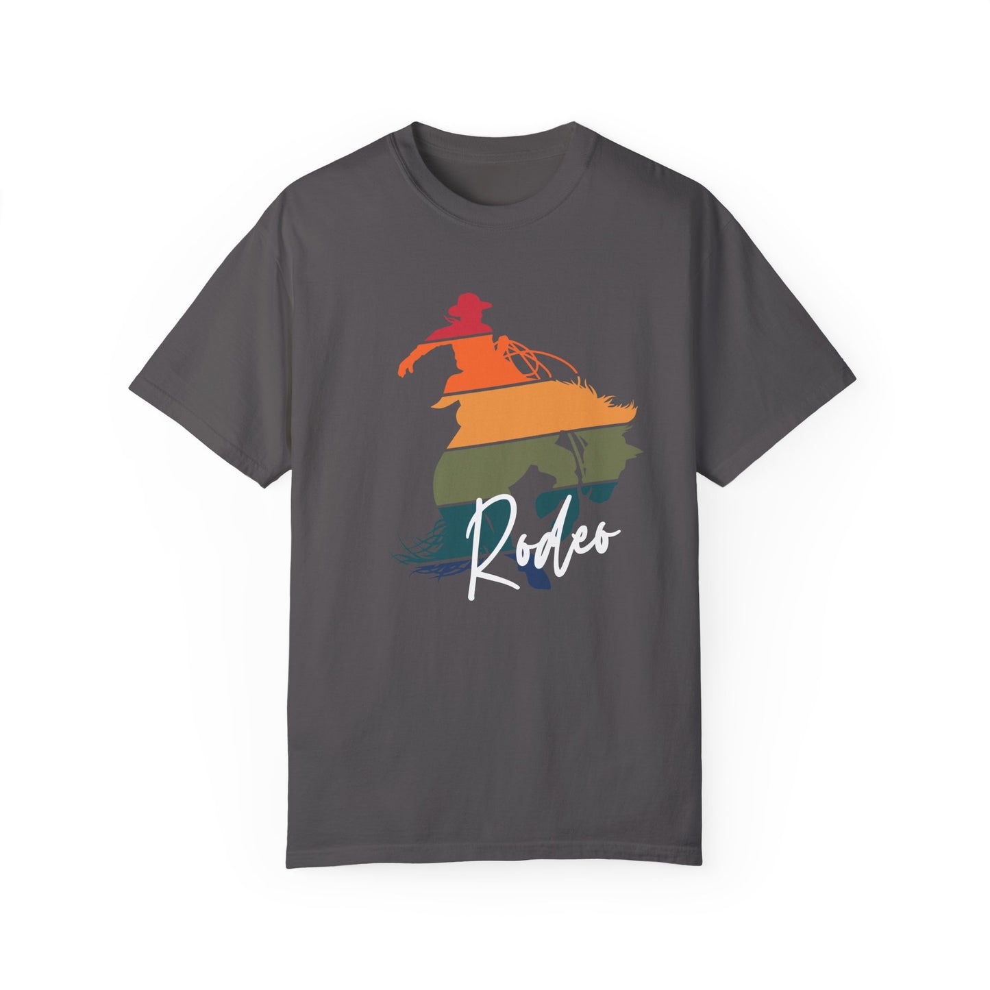 Never Stop Spurring! Rodeo Western Trendy Bronc Vibes Unisex Garment-Dyed T-Shirt -Concert, Dancing, Mothers Day,