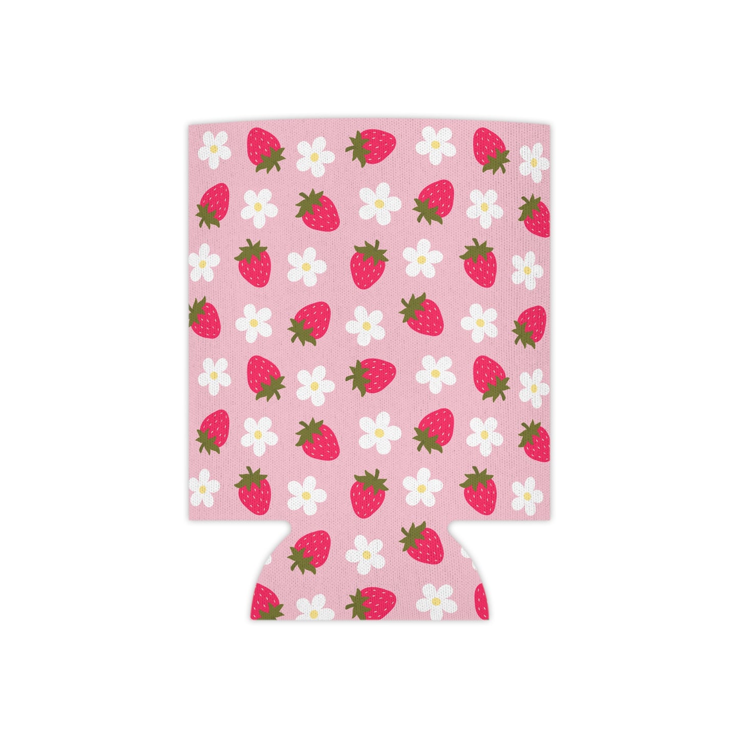 Perfect Summer Koozie Strawberry Festival Floral Can Cooler - Adorable