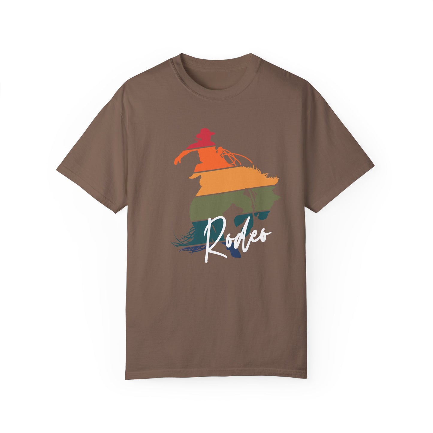 Never Stop Spurring! Rodeo Western Trendy Bronc Vibes Unisex Garment-Dyed T-Shirt -Concert, Dancing, Mothers Day,