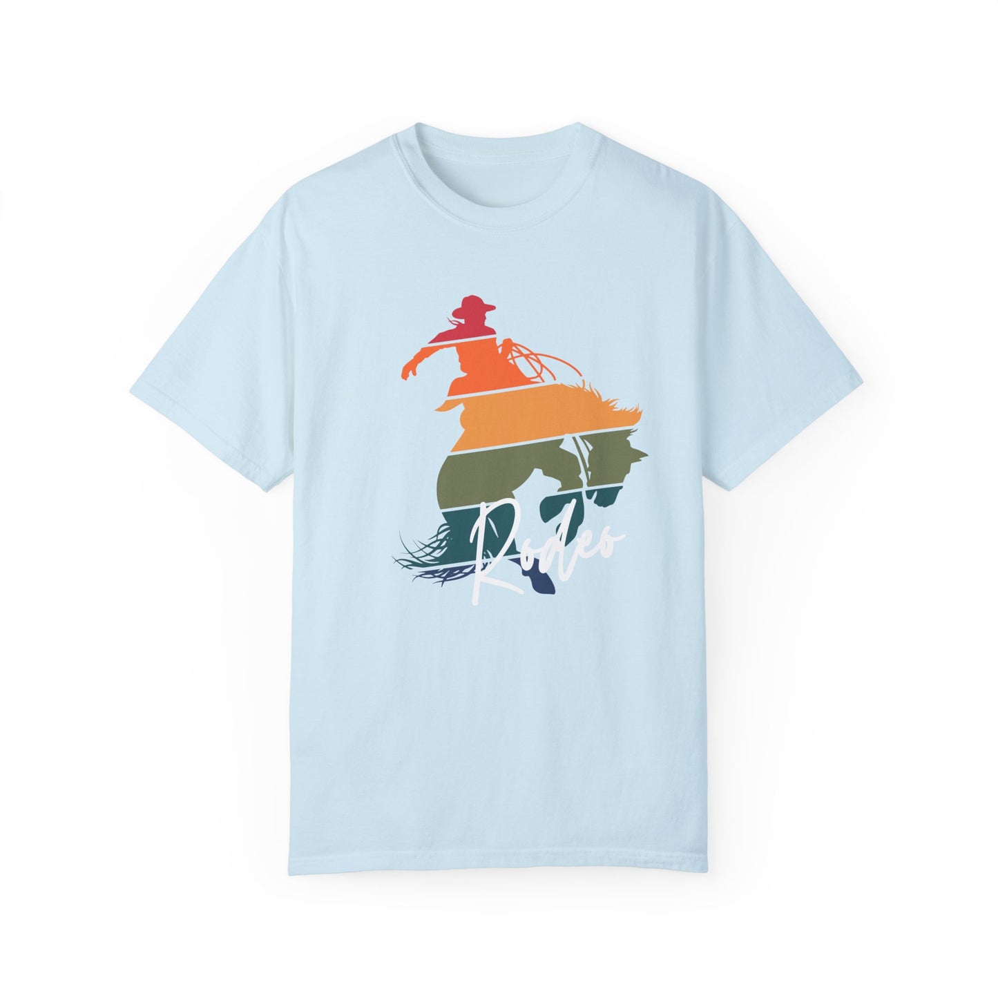 Never Stop Spurring! Rodeo Western Trendy Bronc Vibes Unisex Garment-Dyed T-Shirt -Concert, Dancing, Mothers Day,