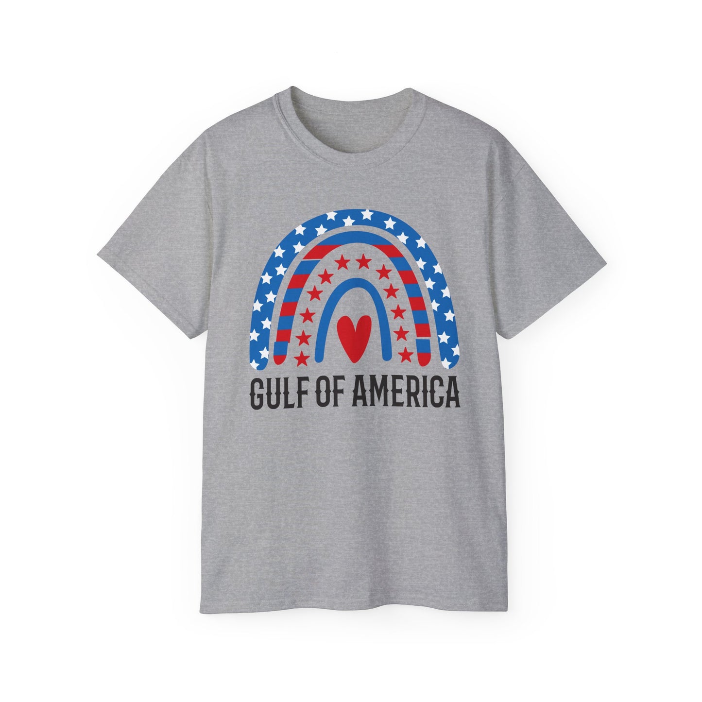 NEW Patriotic Gulf of America Graphic Tee, Gulf of America Tshirt, Gulf of America est 2025, Fun T-shirt, Patriotic Top,