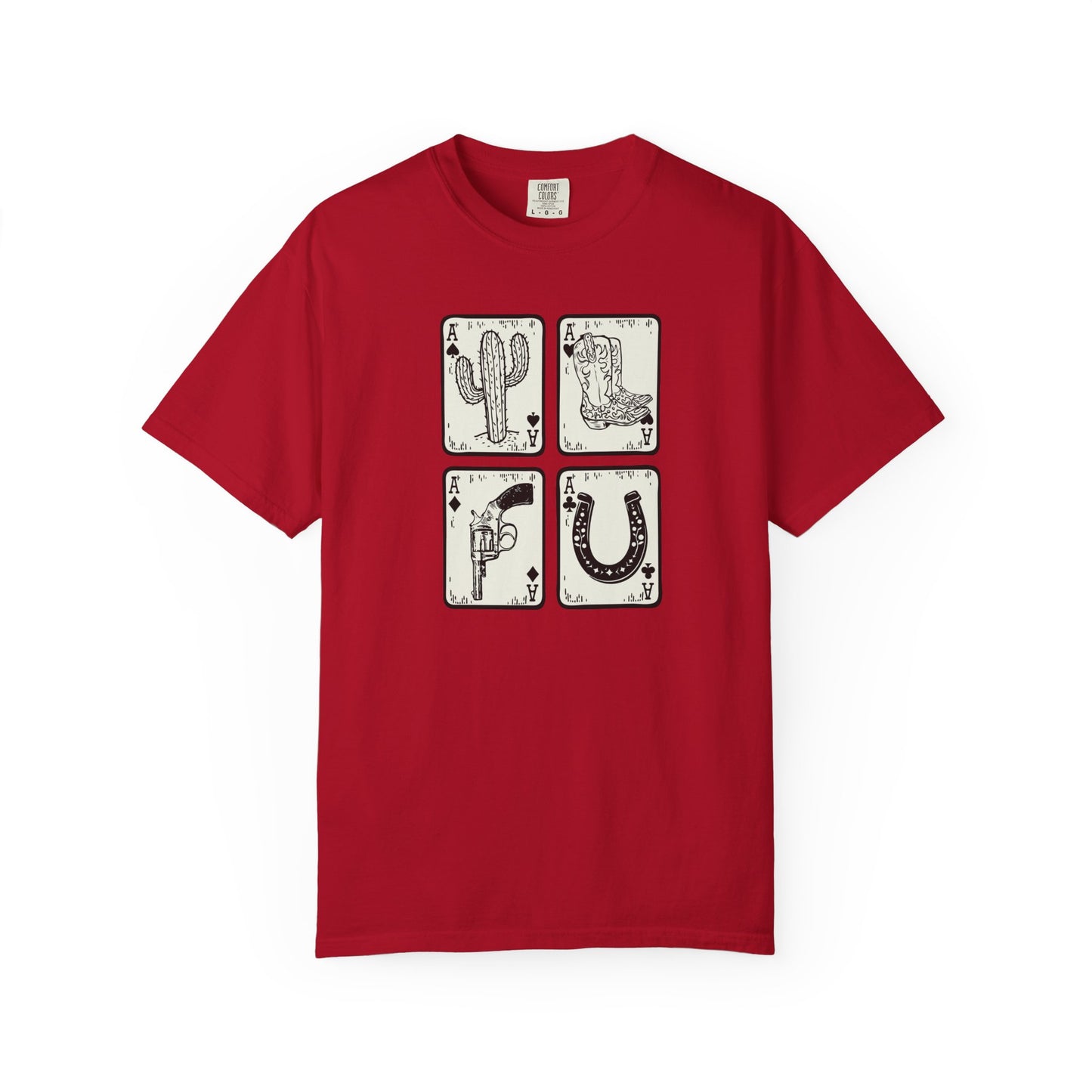 Know When to Hold / Cactus Graphic Unisex T-Shirt - Retro Desert Western Vibes Rodeo Honky Tonk