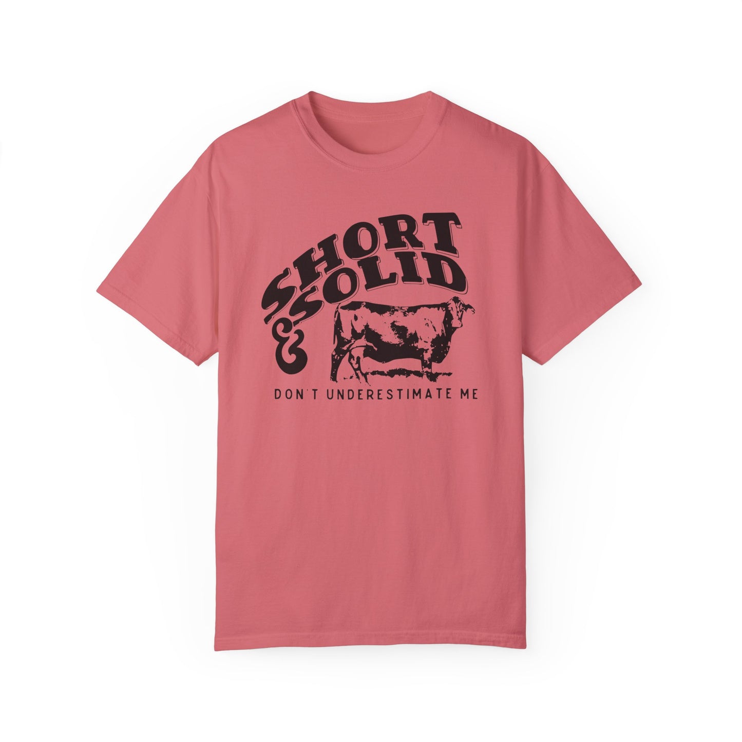 Nothing Like a Good Short and Solid!! Worth the money. Women's Tee Great for Summer Time or Heading to the Rodeo Western Vibes