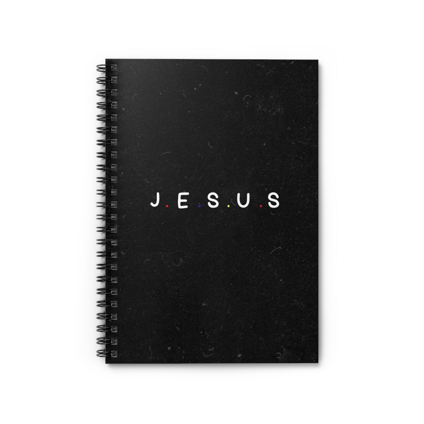 Inspirational Spiral Notebook - 'J.E.S.U.S' Ruled Lined Journal for Faith and Creativity