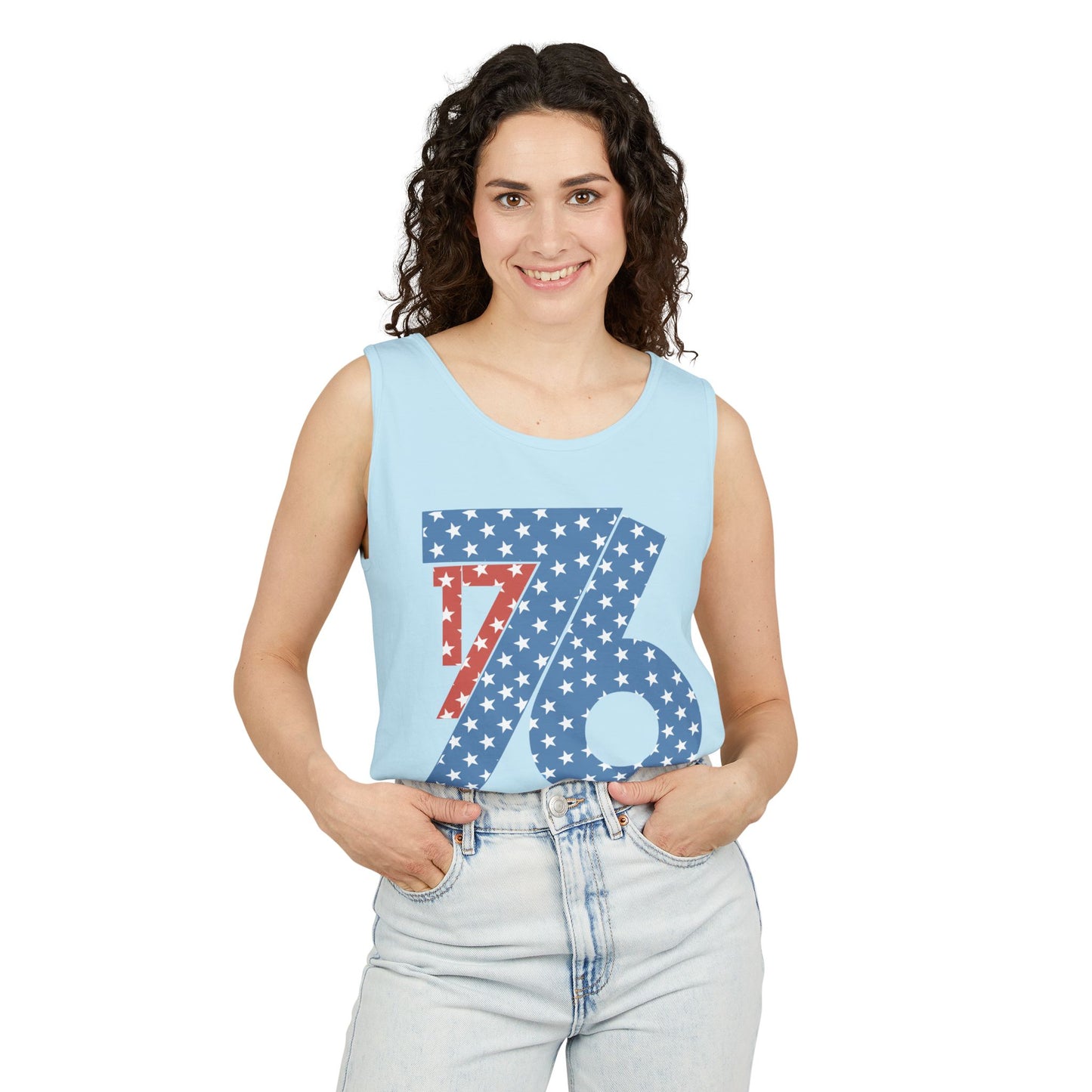 Patriotic 1776 Tank Top, Unisex Summer Shirt, Independence Day Apparel, Fourth of July Outfit, 4th of July Tank