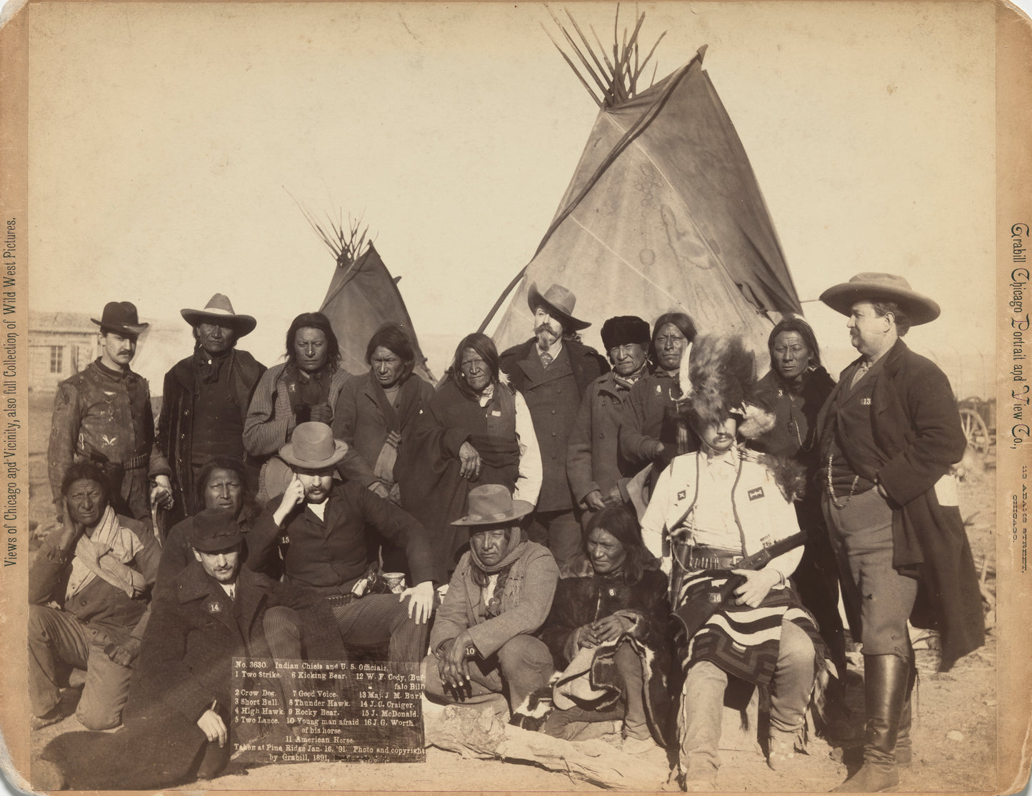 Wild West Vintage Buffalo Bill and Indian Chiefs 1891 photo Bella Canvas Women's Favorite Tee