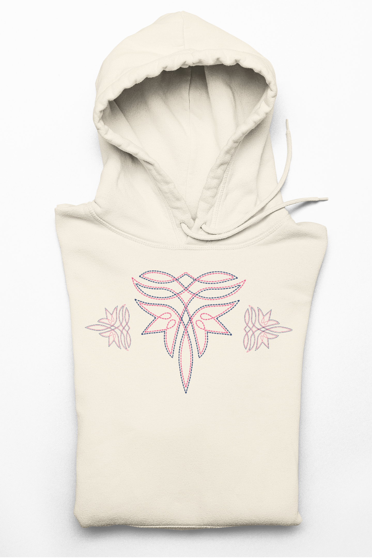 Boot Stitch Trendy Western Lightweight Hooded Sweatshirt - Cozy Trending Western Boot Stitch Design for Everyday Comfort