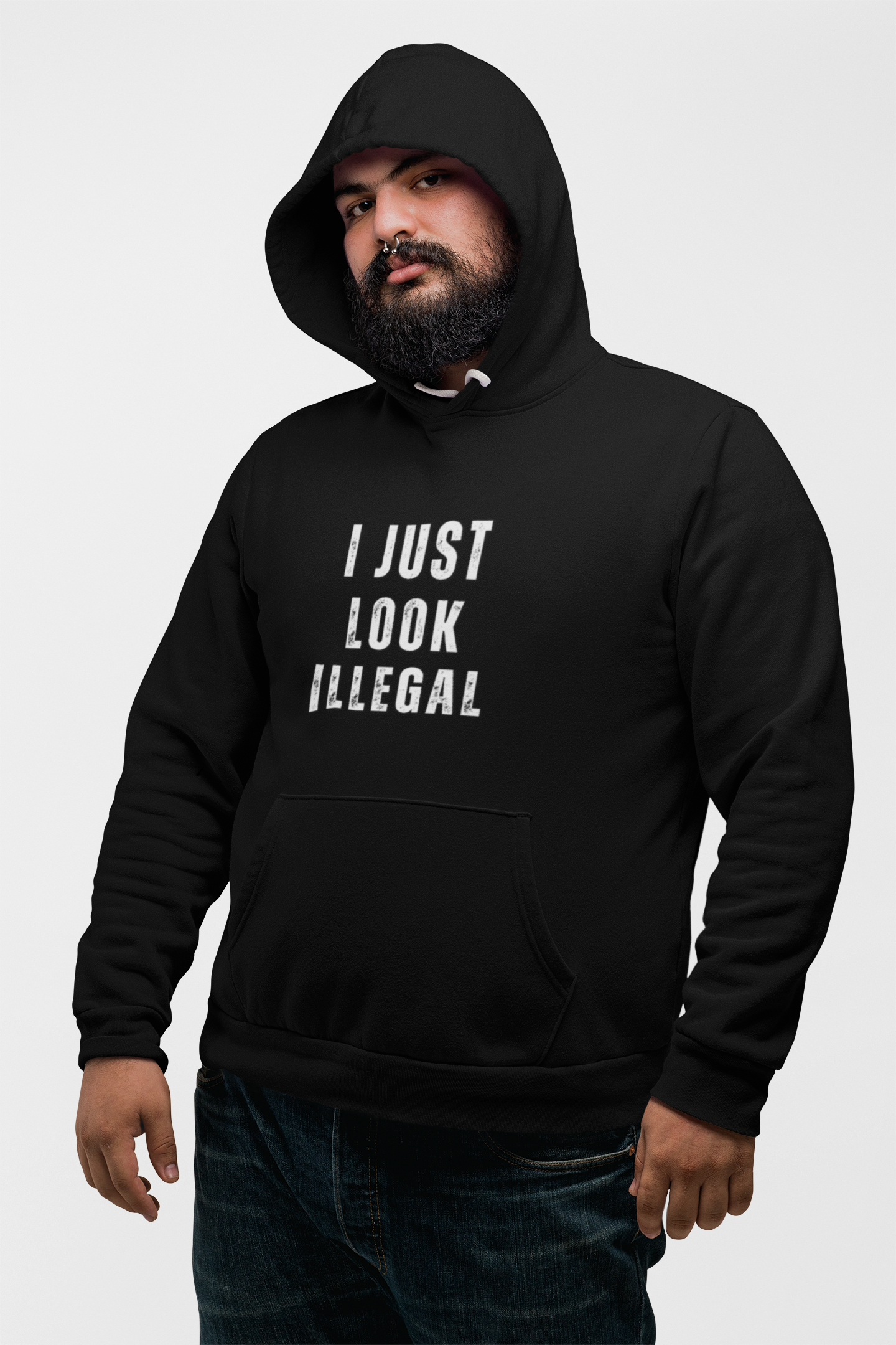 I Just Look Illegal Unisex Heavy Blend™ Hooded Sweatshirt - 1# Best Seller