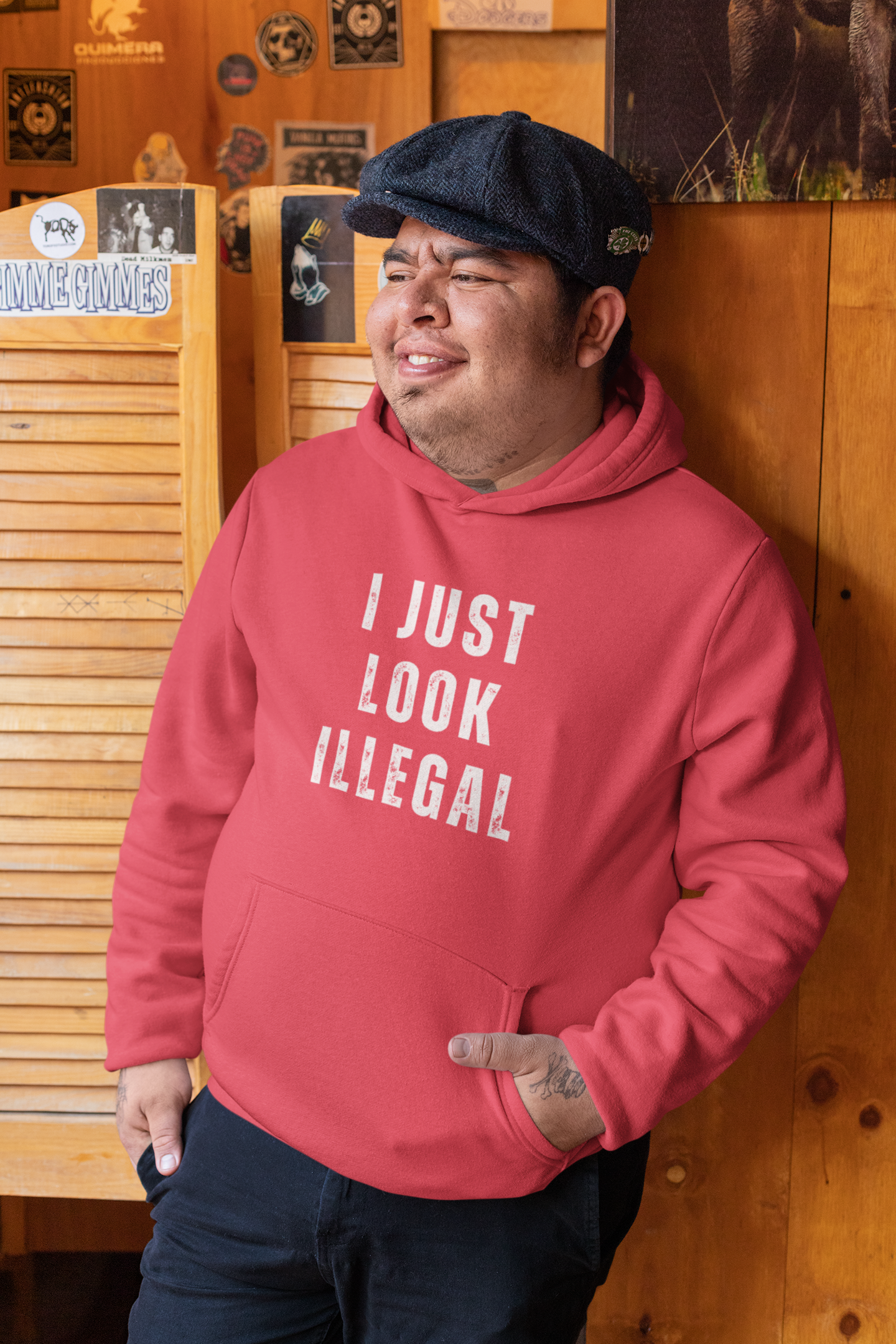 I Just Look Illegal Unisex Heavy Blend™ Hooded Sweatshirt - 1# Best Seller