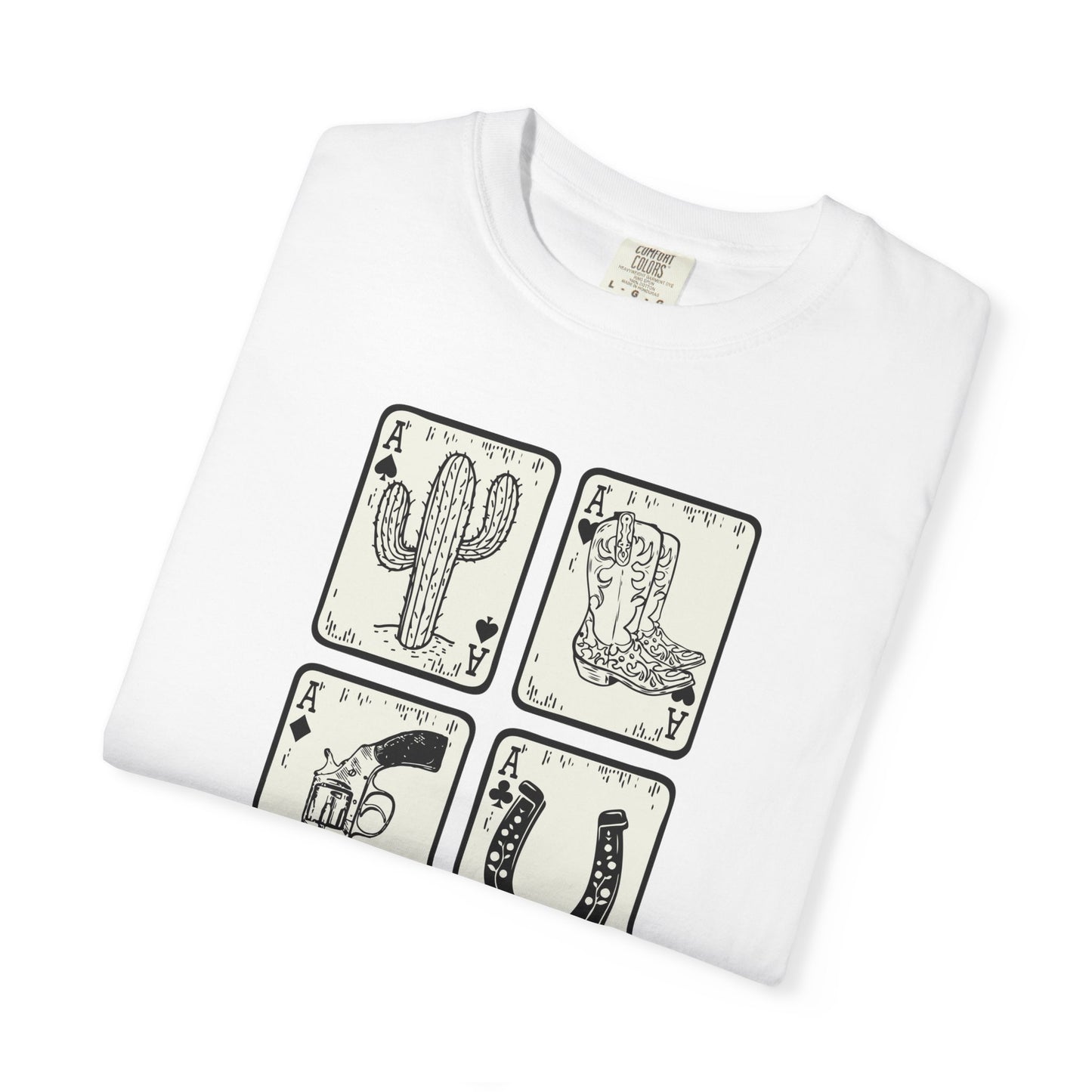 Know When to Hold / Cactus Graphic Unisex T-Shirt - Retro Desert Western Vibes Rodeo Honky Tonk