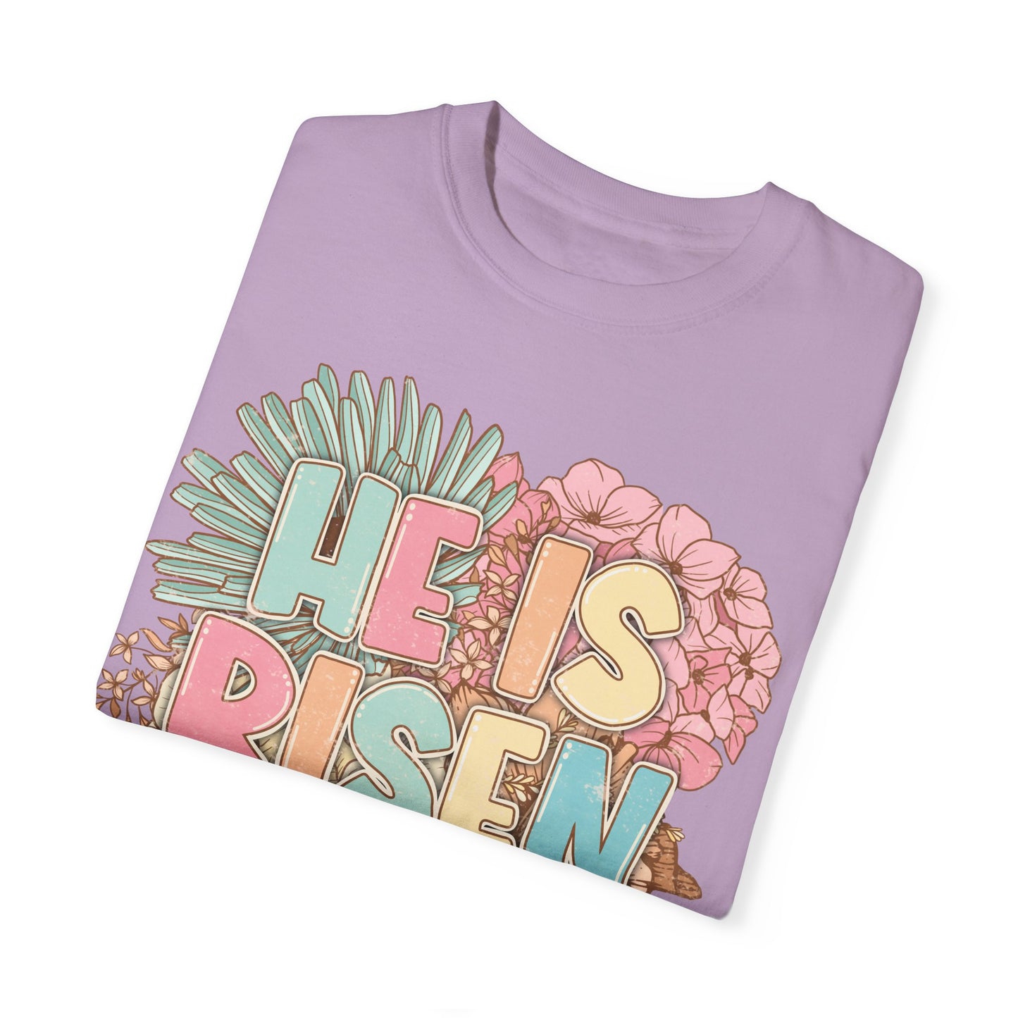 Beautiful Floral "Jesus Has Risen" Easter T-shirt