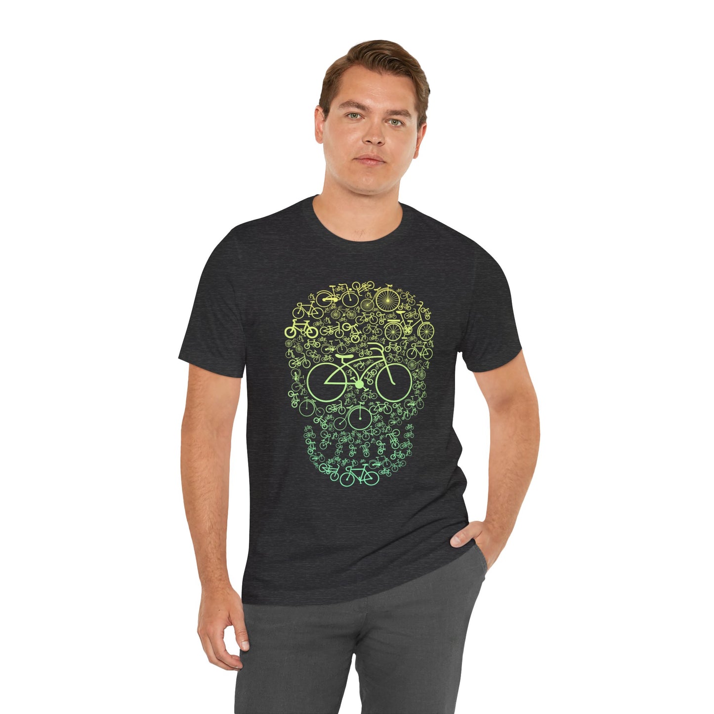 Mountain Biking Cycling In Your Head ??- Unisex Short Sleeve Jersey Shirt for Cycling Mountain Biking Enthusiasts Top Tee T-Shirt