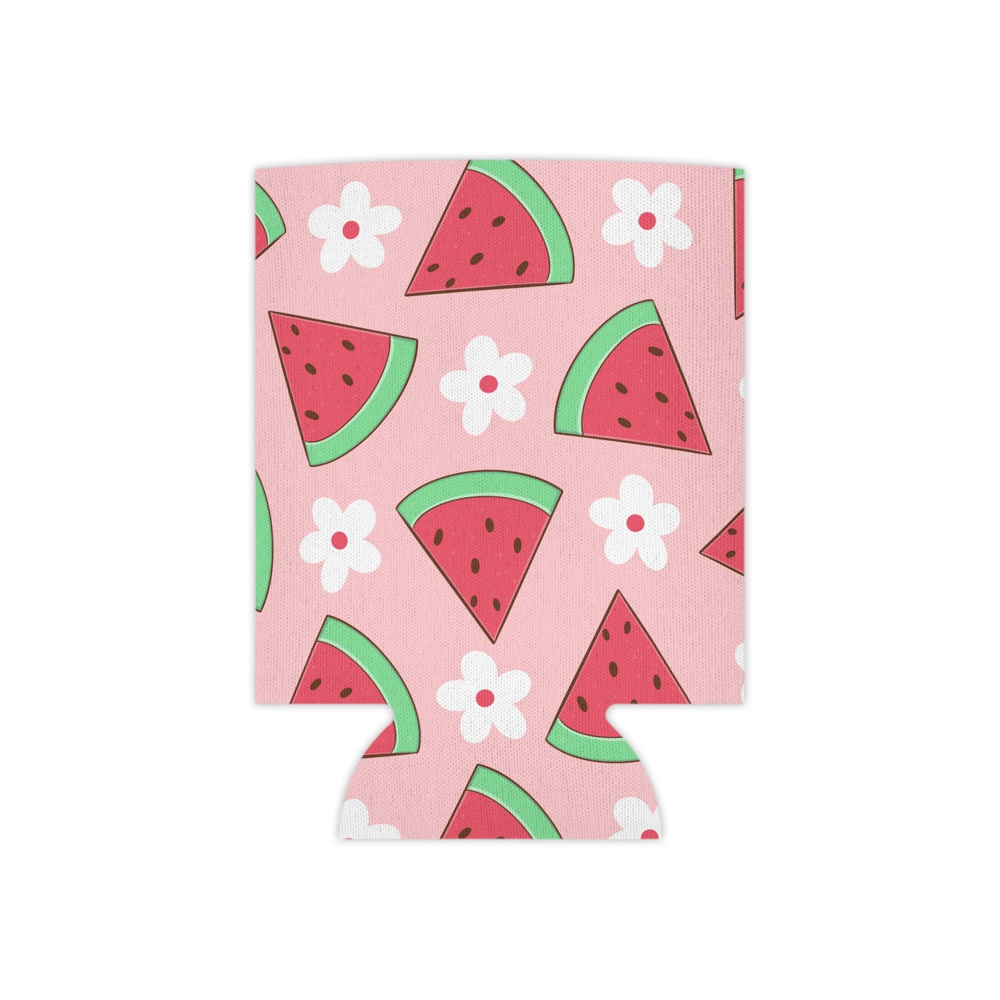 Summertime Watermelon Can Cooler - Fun Summer Drink Insulator Koozie