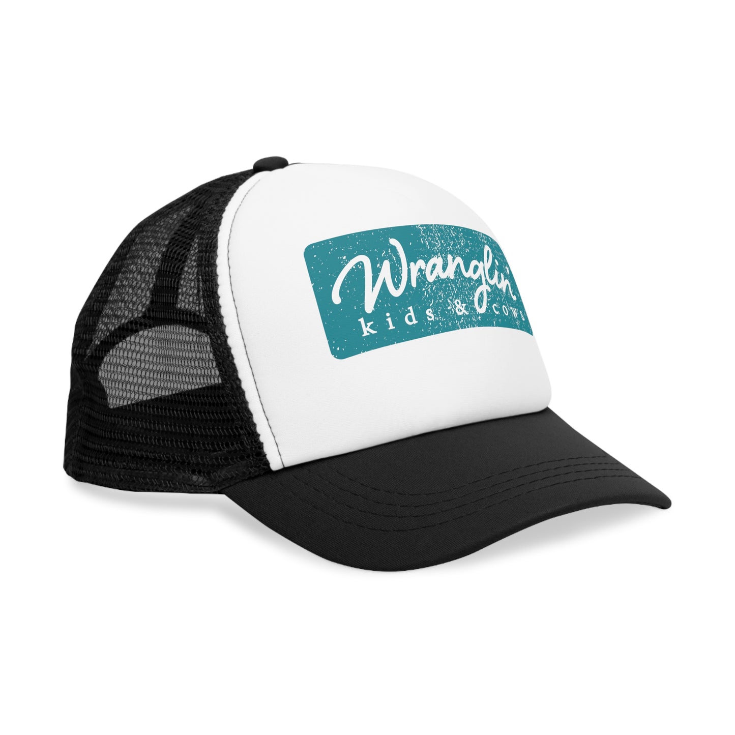 The Wranglin Kids & Cows Mesh Cap - Stylish Trucker Hat Mothers Day Gift