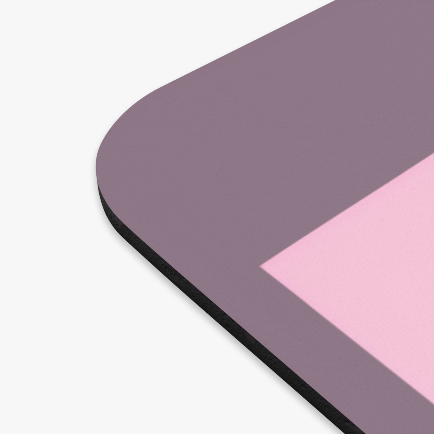 Pink Minimalist Plant Design Mouse Pad - Stylish Desk Accessory for Home and Office