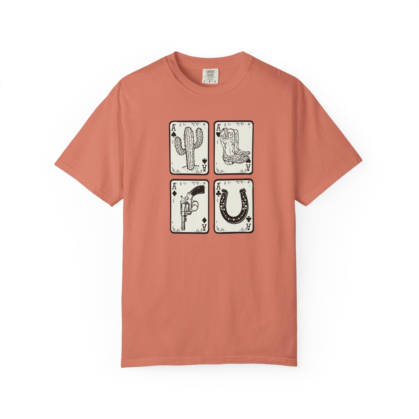 Know When to Hold / Cactus Graphic Unisex T-Shirt - Retro Desert Western Vibes Rodeo Honky Tonk
