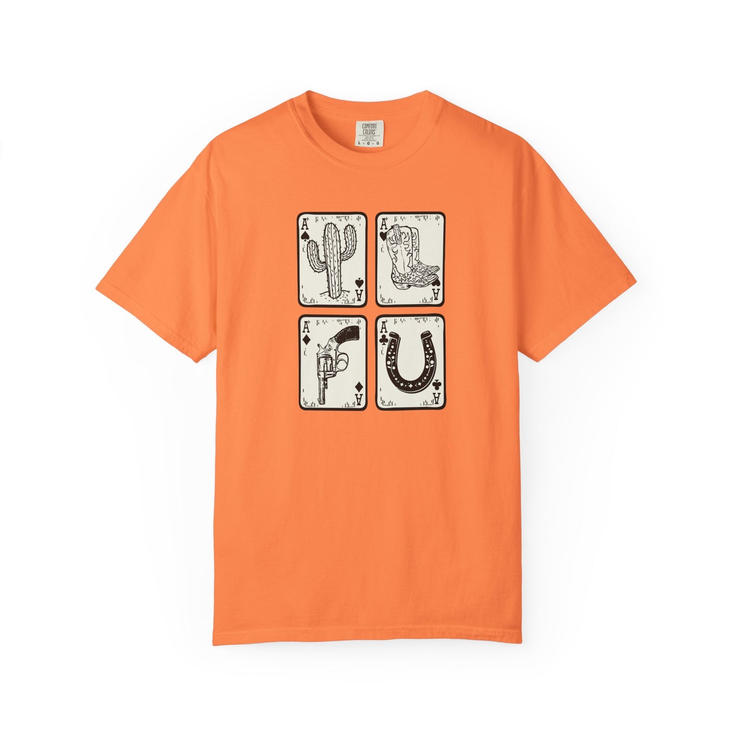 Know When to Hold / Cactus Graphic Unisex T-Shirt - Retro Desert Western Vibes Rodeo Honky Tonk